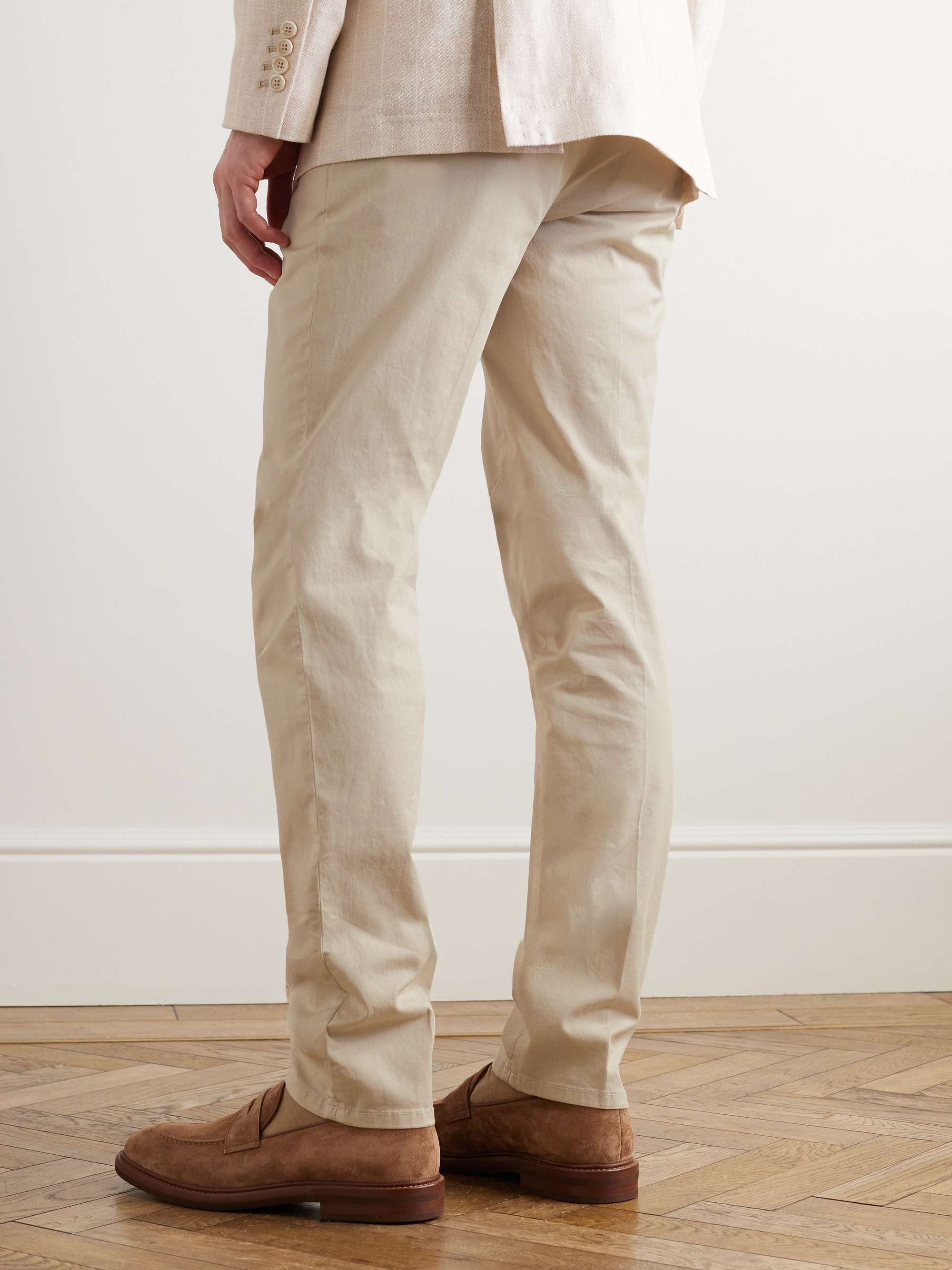 Linen trousers (251MW431L00HC735) for Man | Brunello Cucinelli