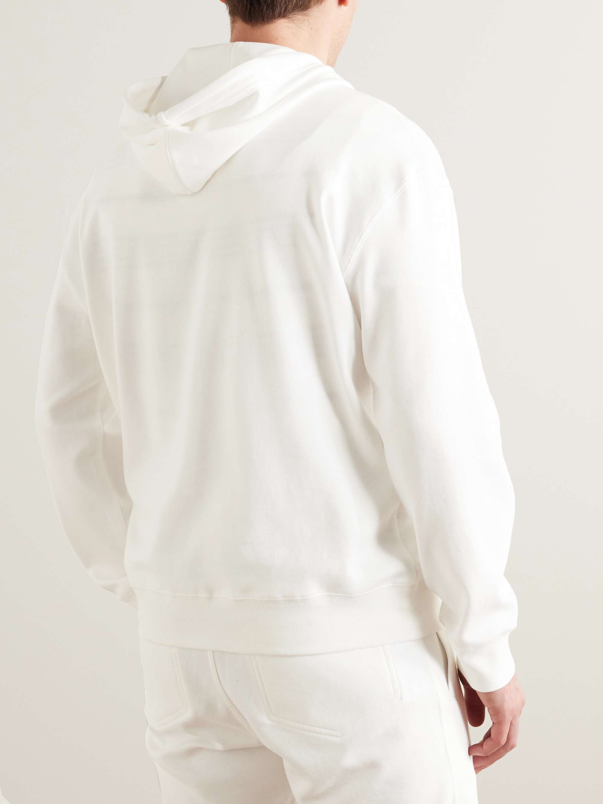 BRUNELLO CUCINELLI Cotton-Blend Jersey Hoodie