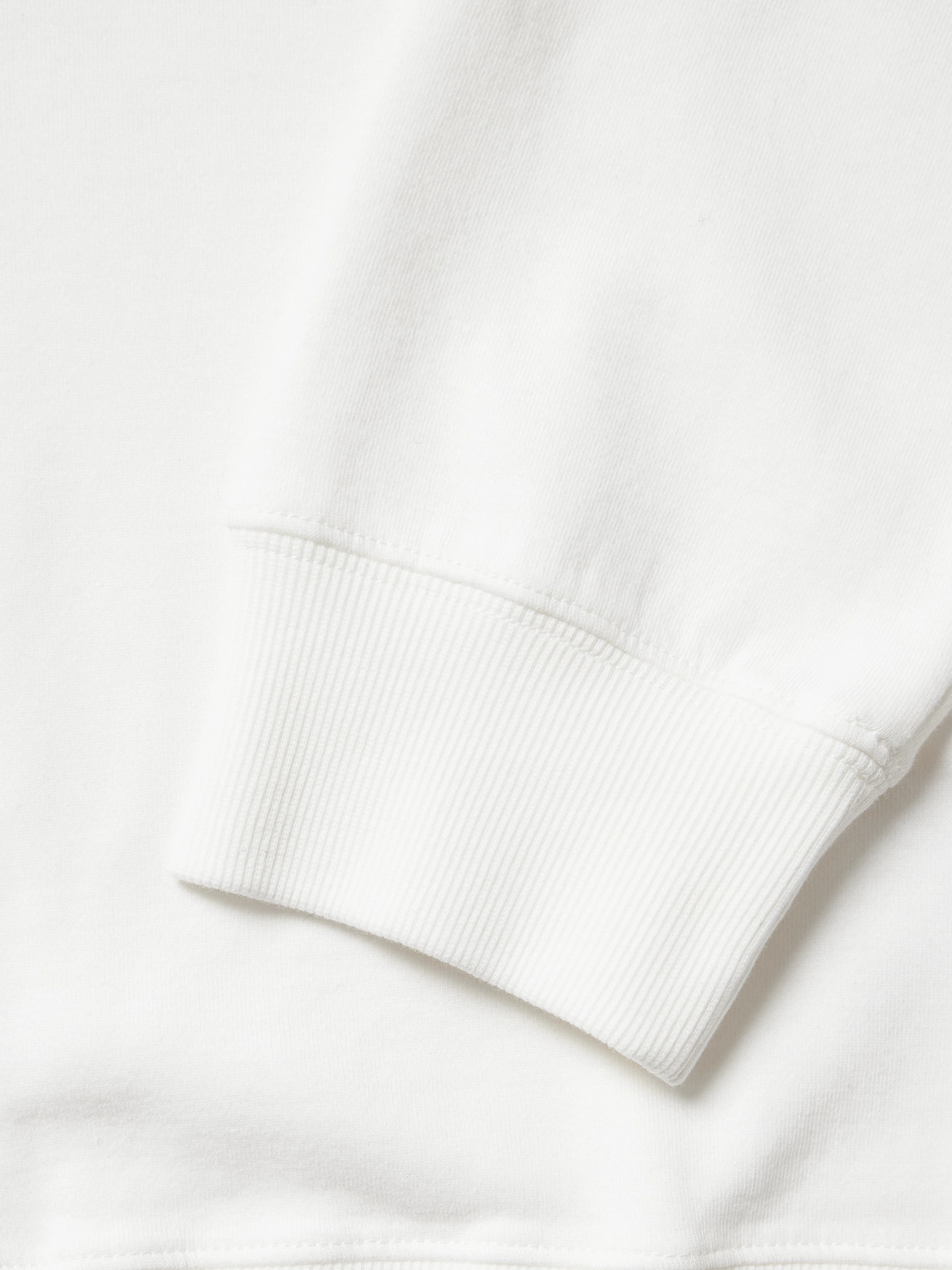 Shop Brunello Cucinelli Cotton-blend Jersey Hoodie In White