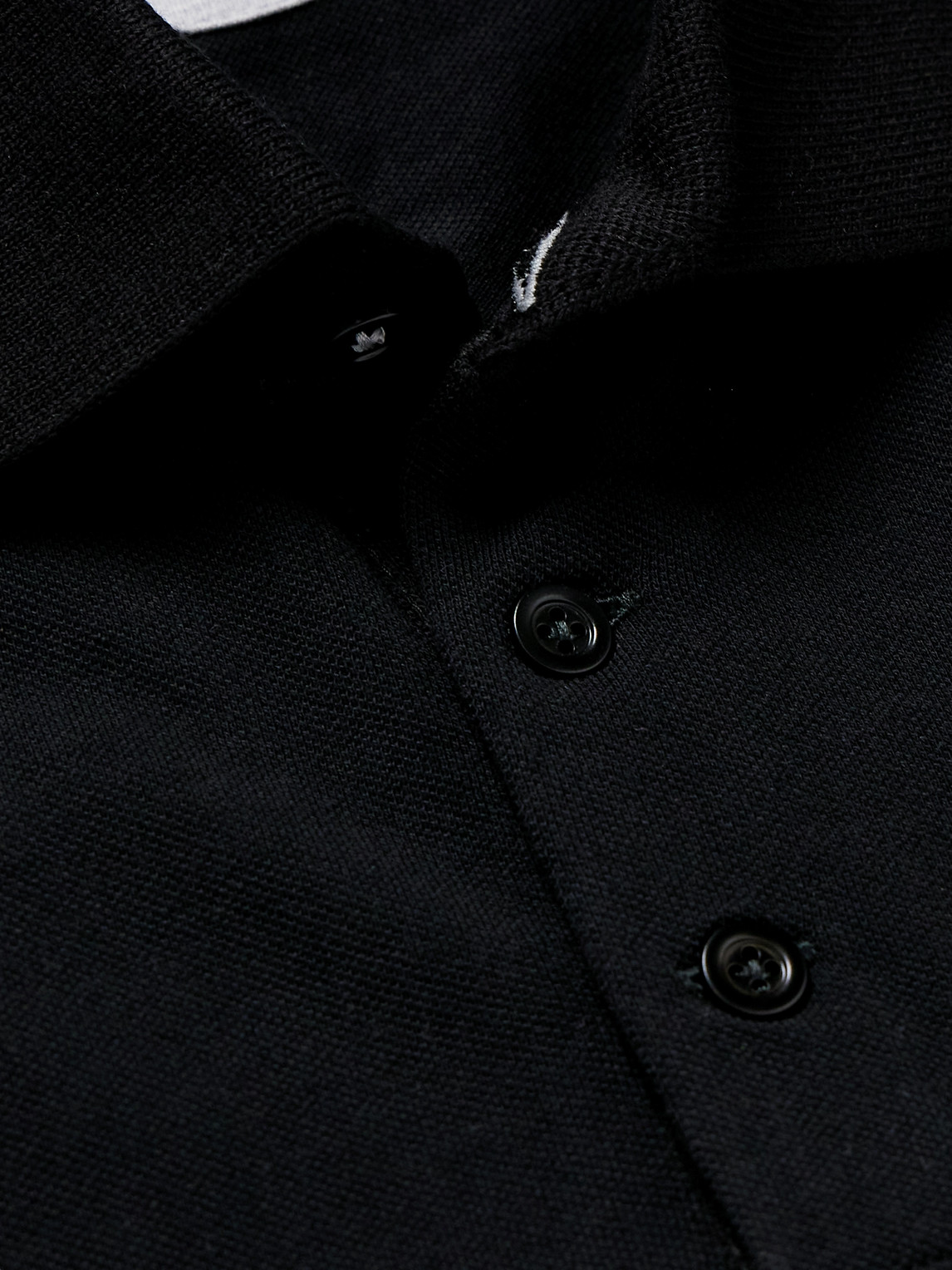Brunello Cucinelli Layered-effect Polo Shirt In Black