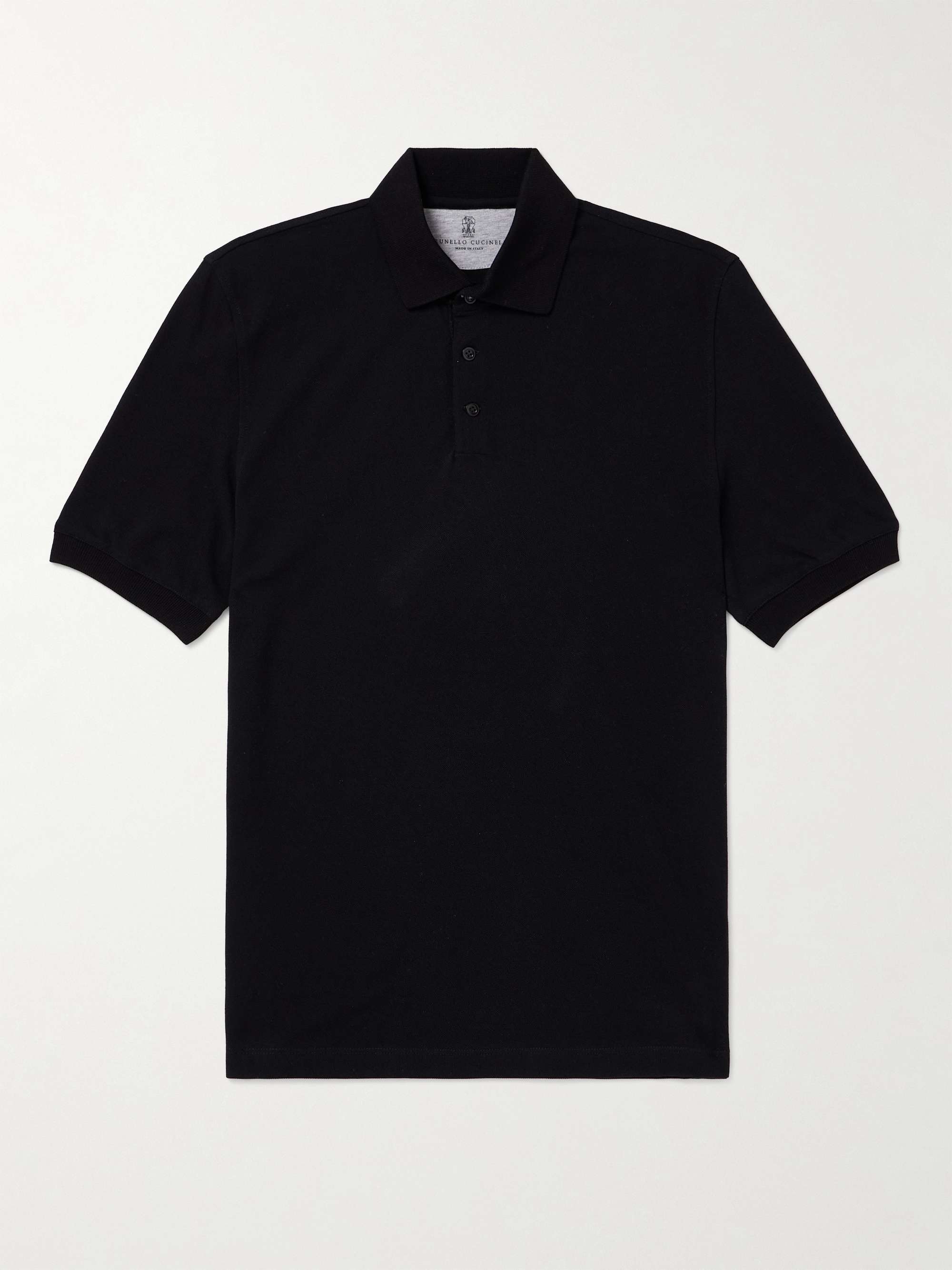 BRUNELLO CUCINELLI Slim-Fit Cotton-Piqué Polo Shirt for Men | MR PORTER