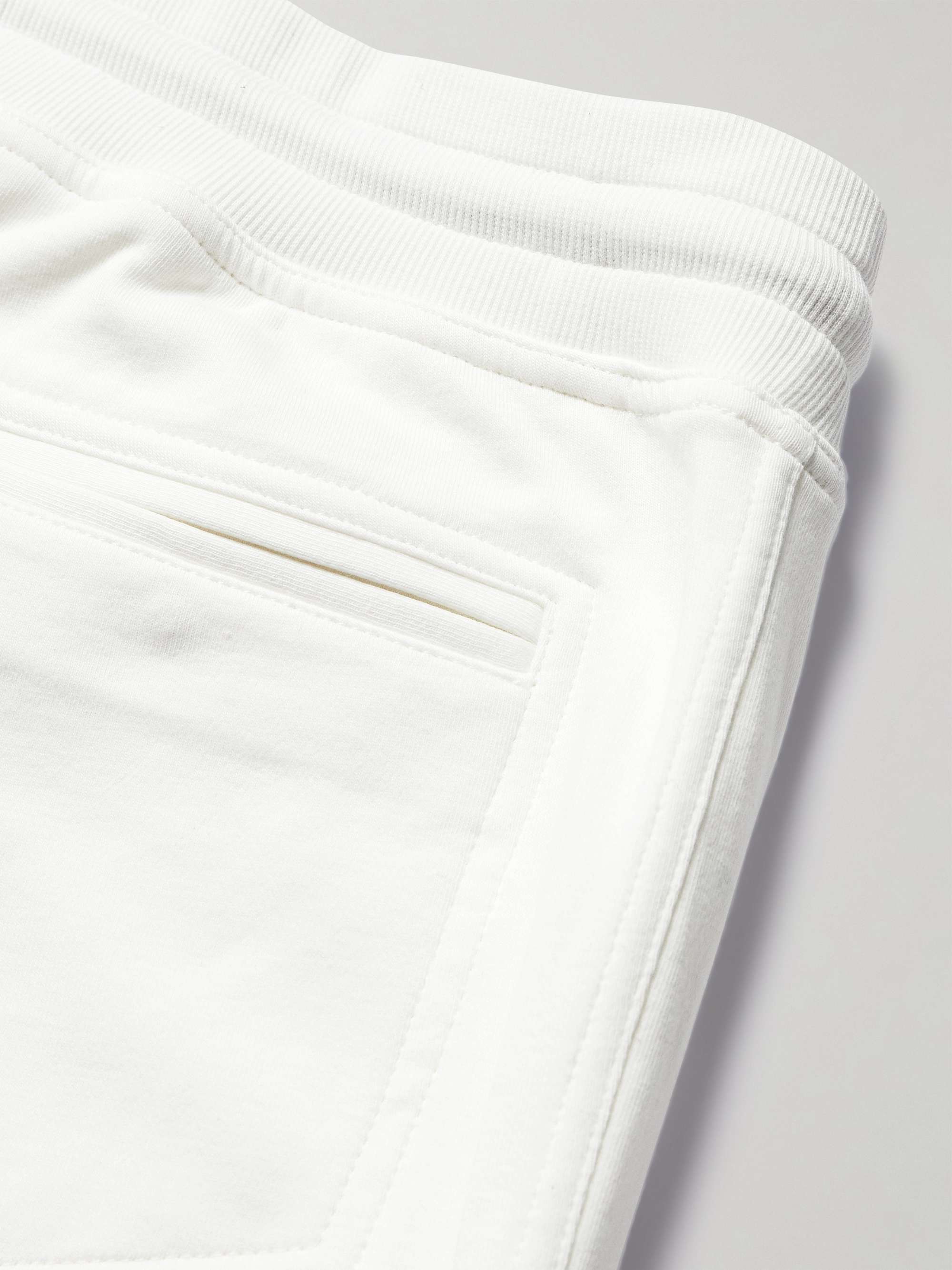 BRUNELLO CUCINELLI Straight-Leg Cotton-Blend Jersey Sweatpants