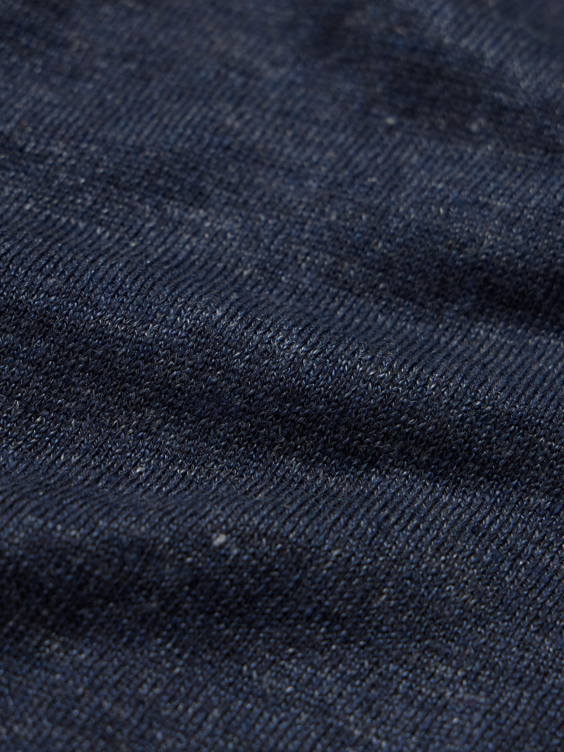 Shop Brunello Cucinelli Linen And Cotton-blend Polo Shirt In Blue