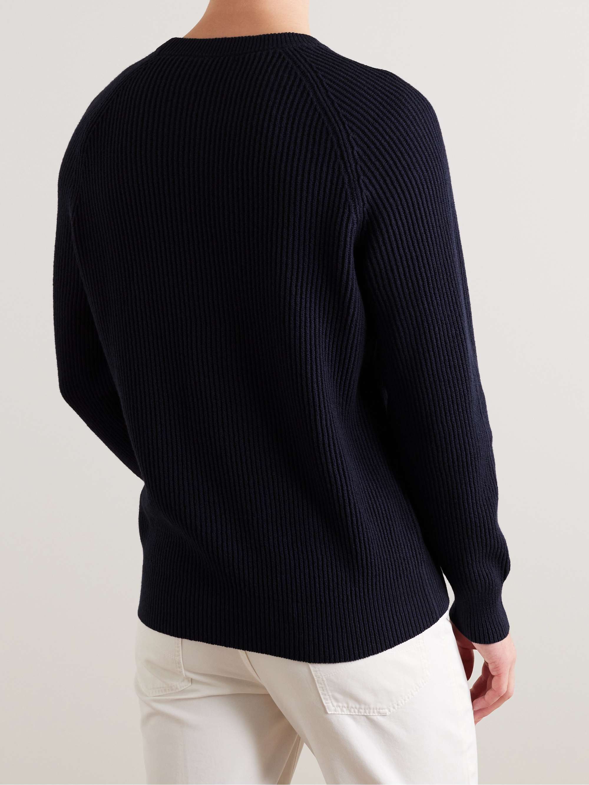 BRUNELLO CUCINELLI Ribbed Cotton Sweater