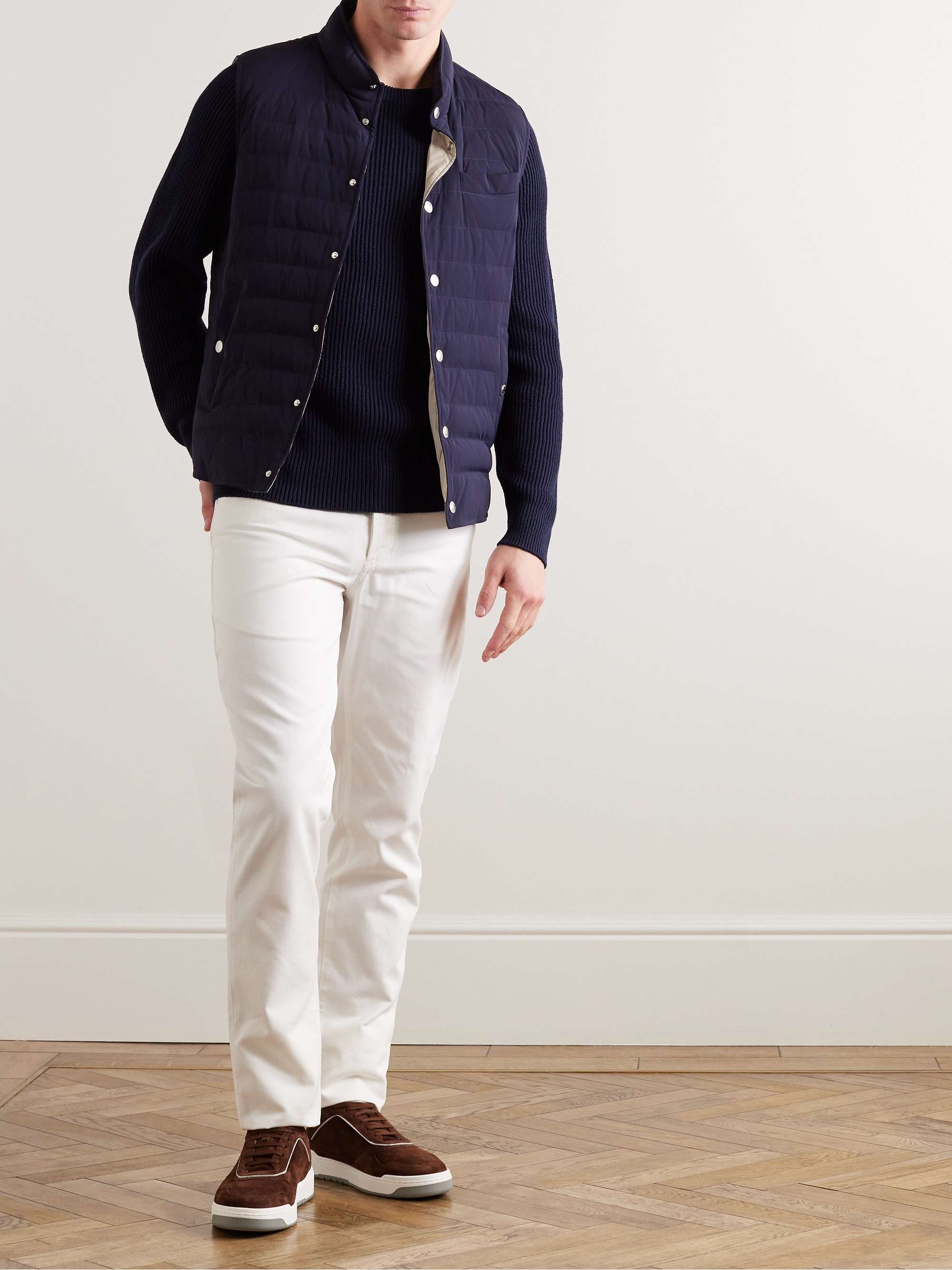 BRUNELLO CUCINELLI Ribbed Cotton Sweater