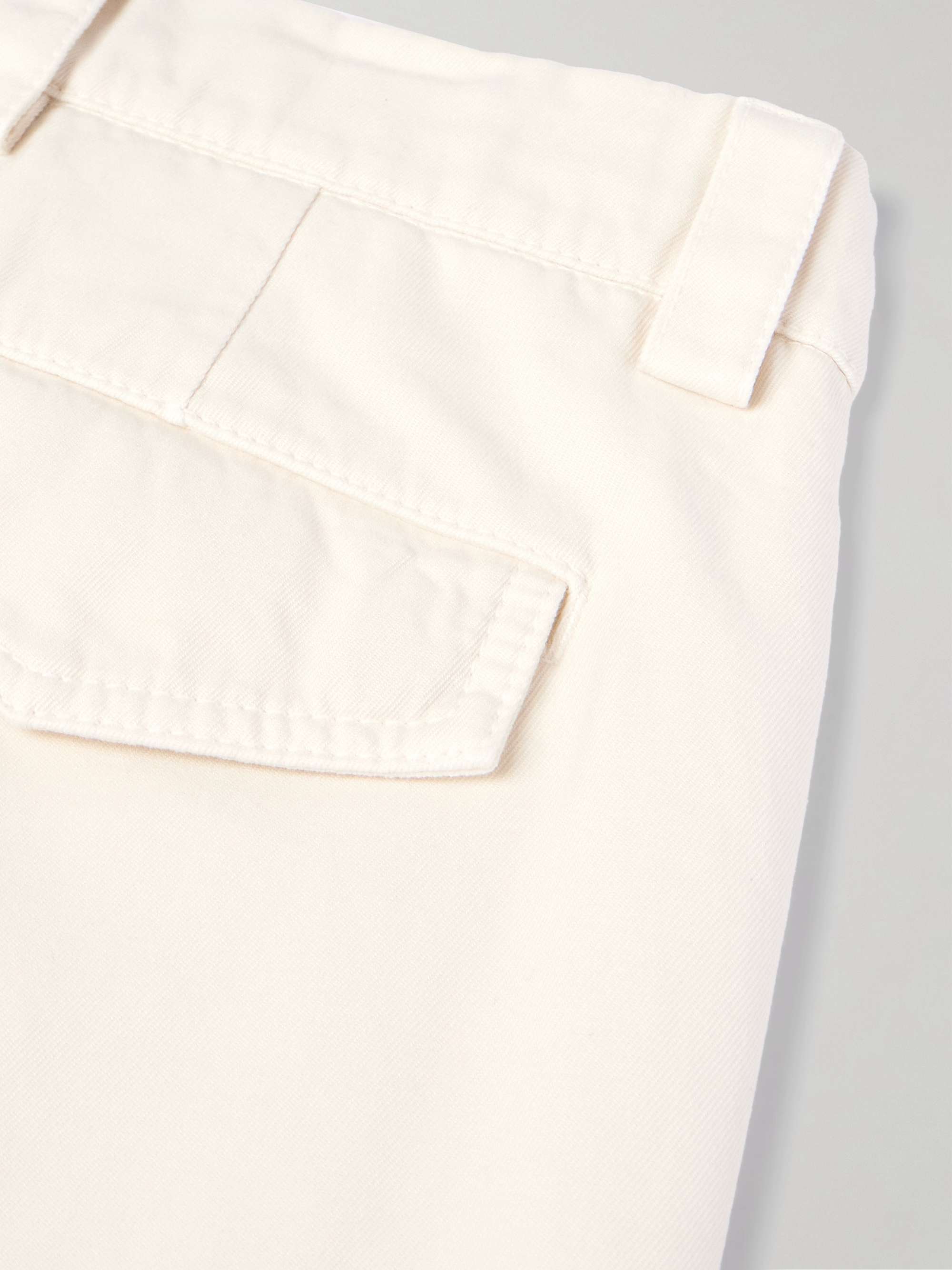BRUNELLO CUCINELLI Straight-Leg Cotton-Gabardine Cargo Trousers