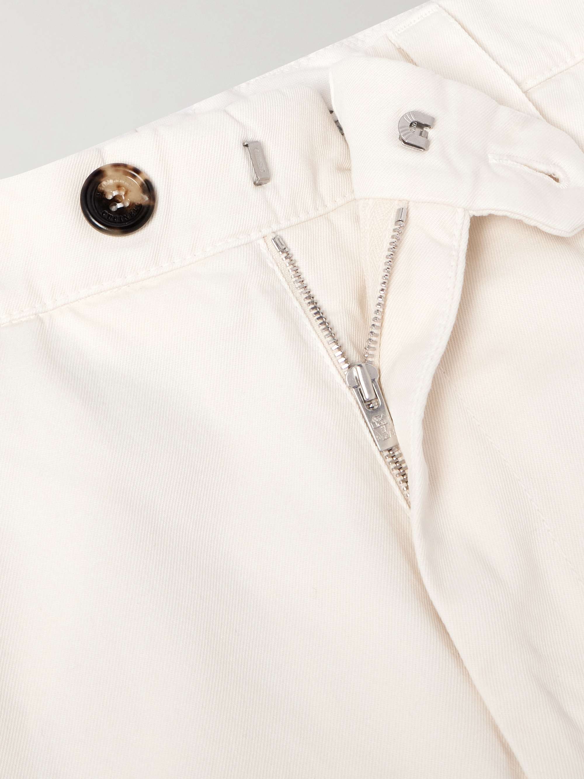 BRUNELLO CUCINELLI Straight-Leg Cotton-Gabardine Cargo Trousers