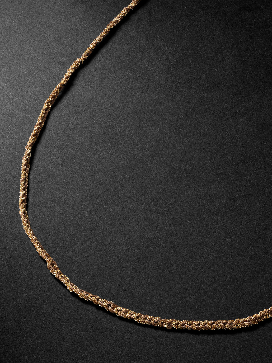 Carolina Bucci Energy Lucky Gold And Silk Necklace