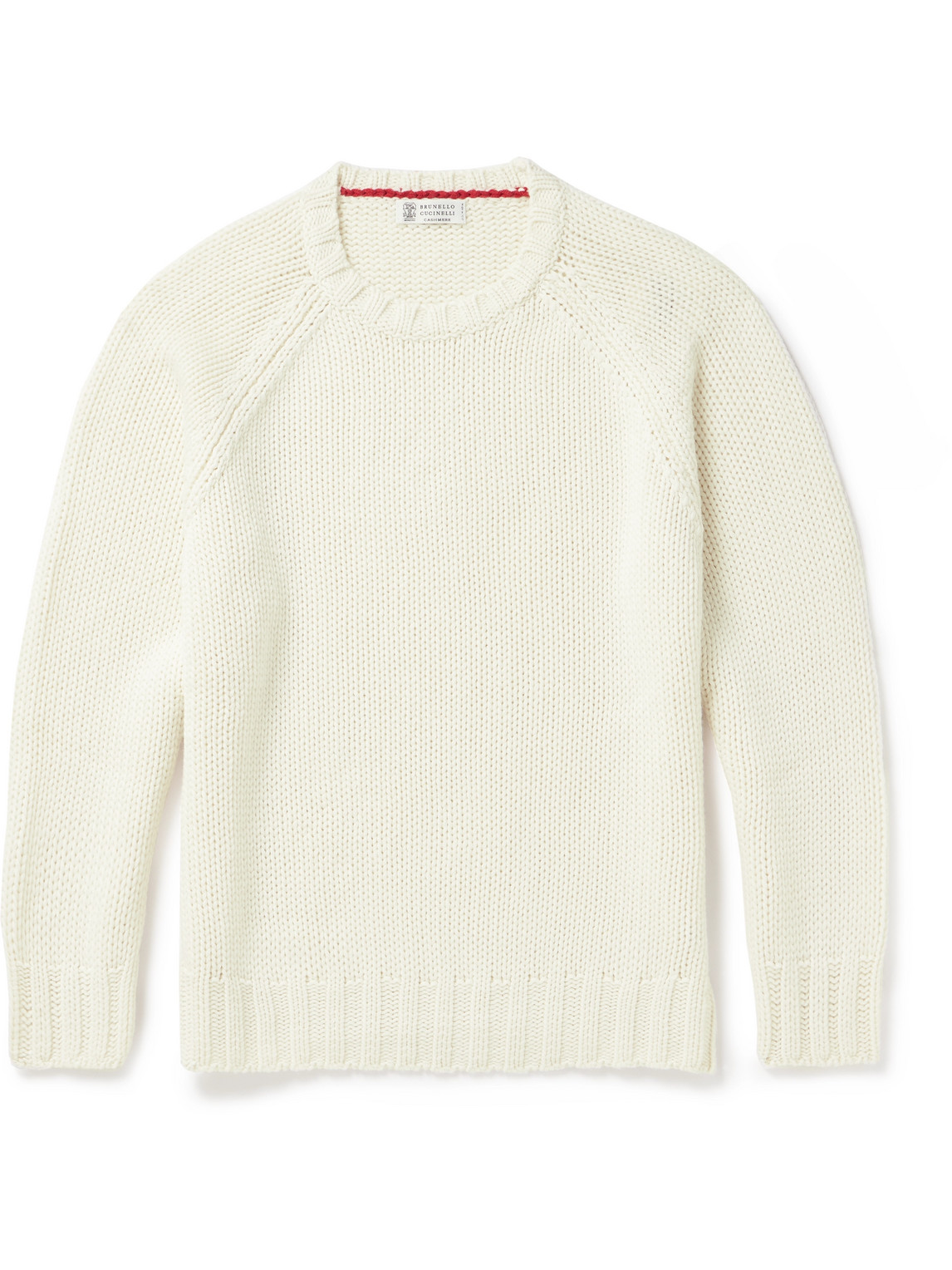 Shop Brunello Cucinelli Cashmere Sweater In Neutrals