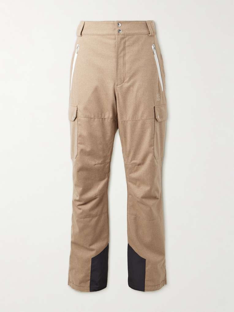 Brunello Cucinelli — Straight-Leg Shell-Trimmed Wool Ski Pants