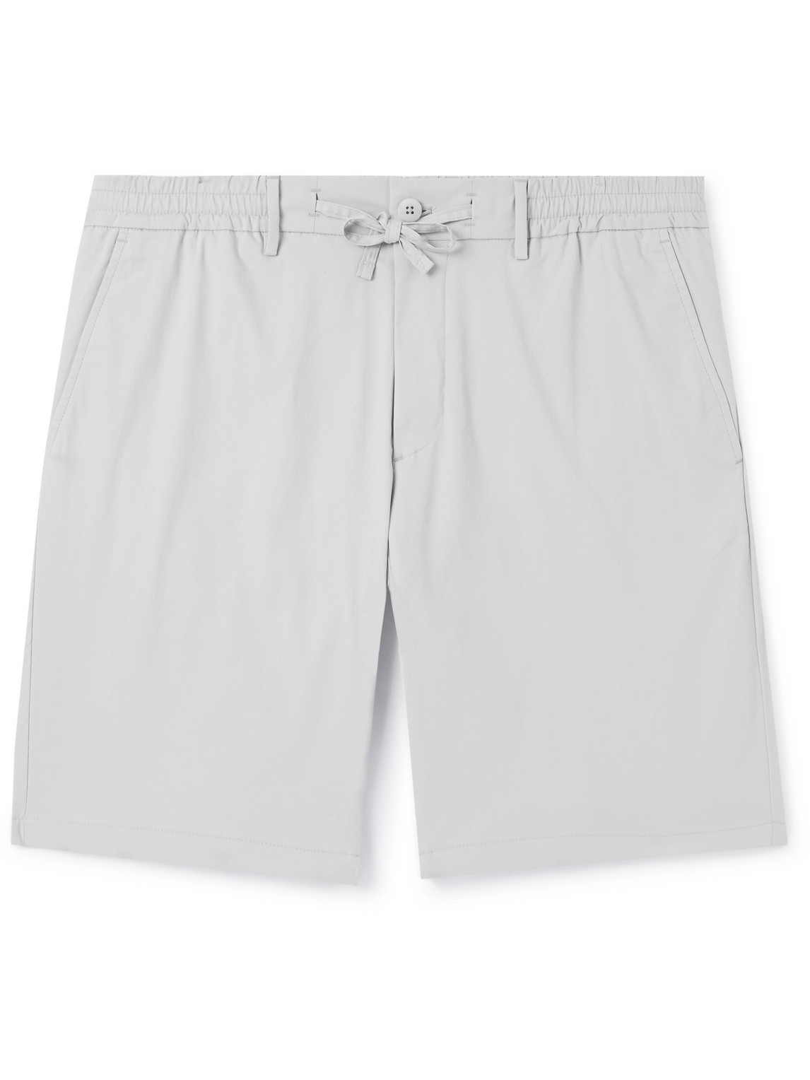 Nn07 Cotton-blend Twill Shorts In Gray