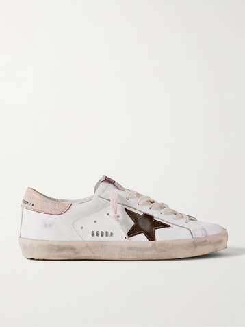 Golden goose leather sneakers outlet
