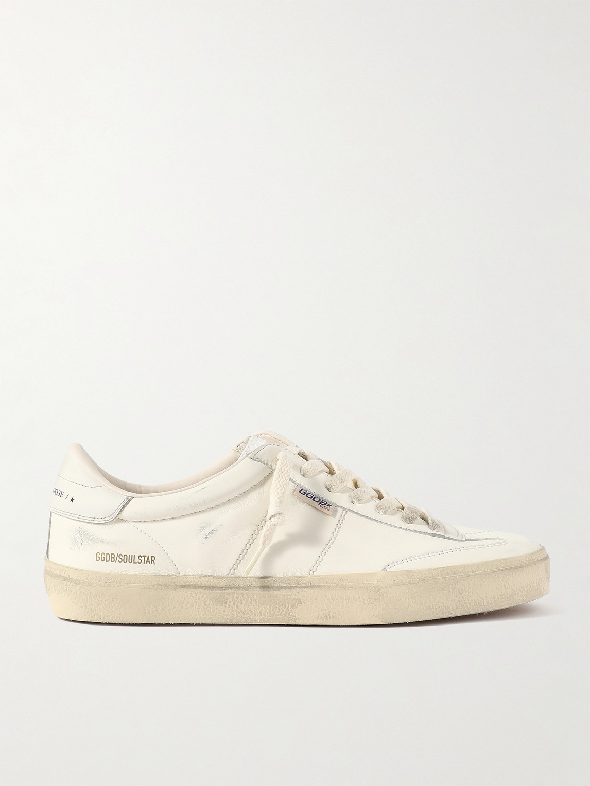 Golden Goose Soul-Star Distressed Leather Sneakers - Men