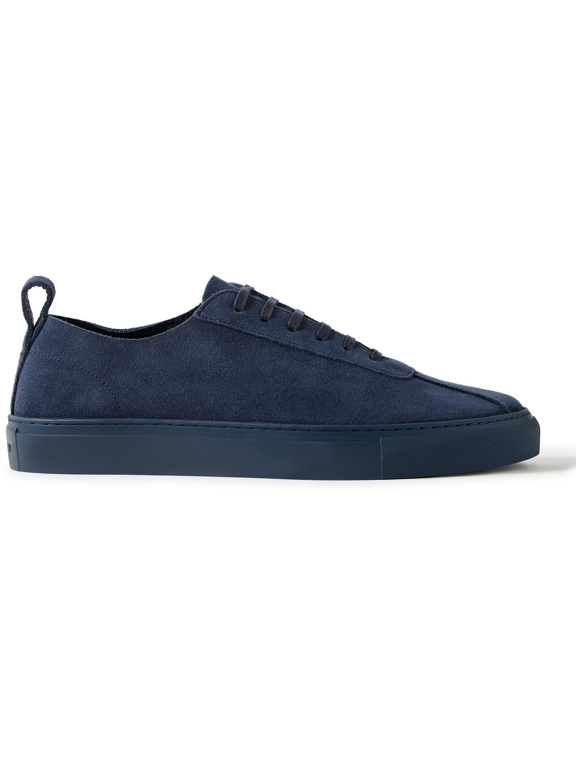 Grenson Suede Trainers In Blue