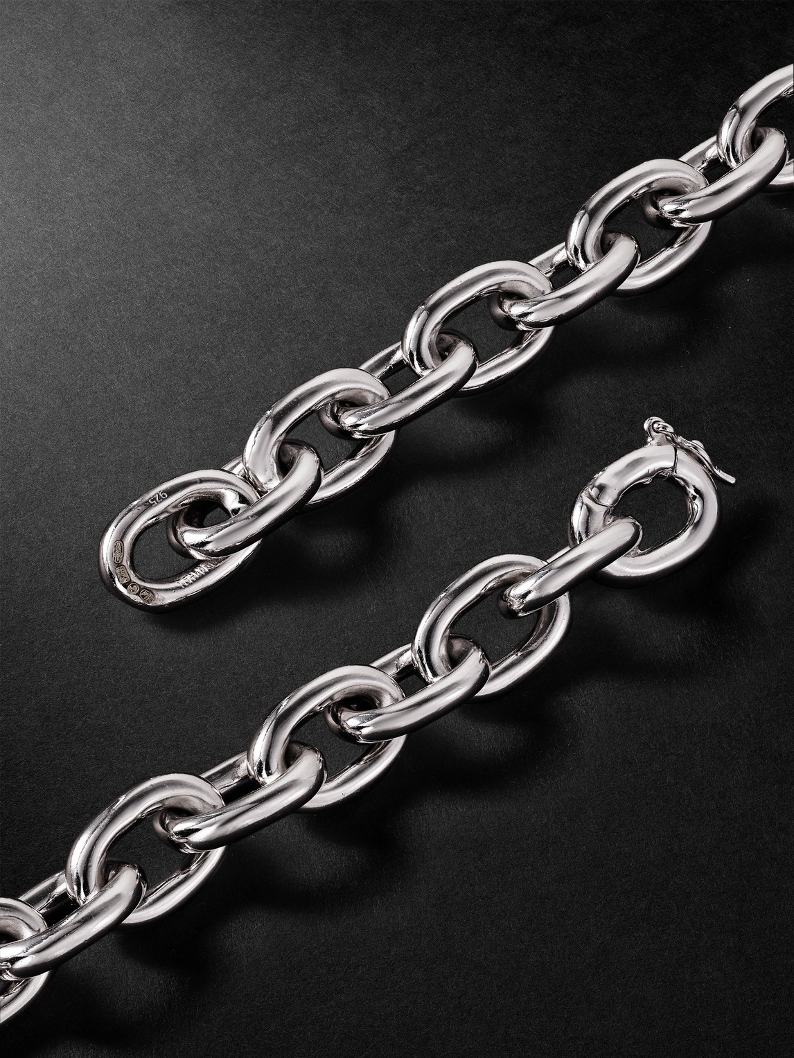 PATTARAPHAN STERLING SILVER AMETHYST CHAIN NECKLACE 