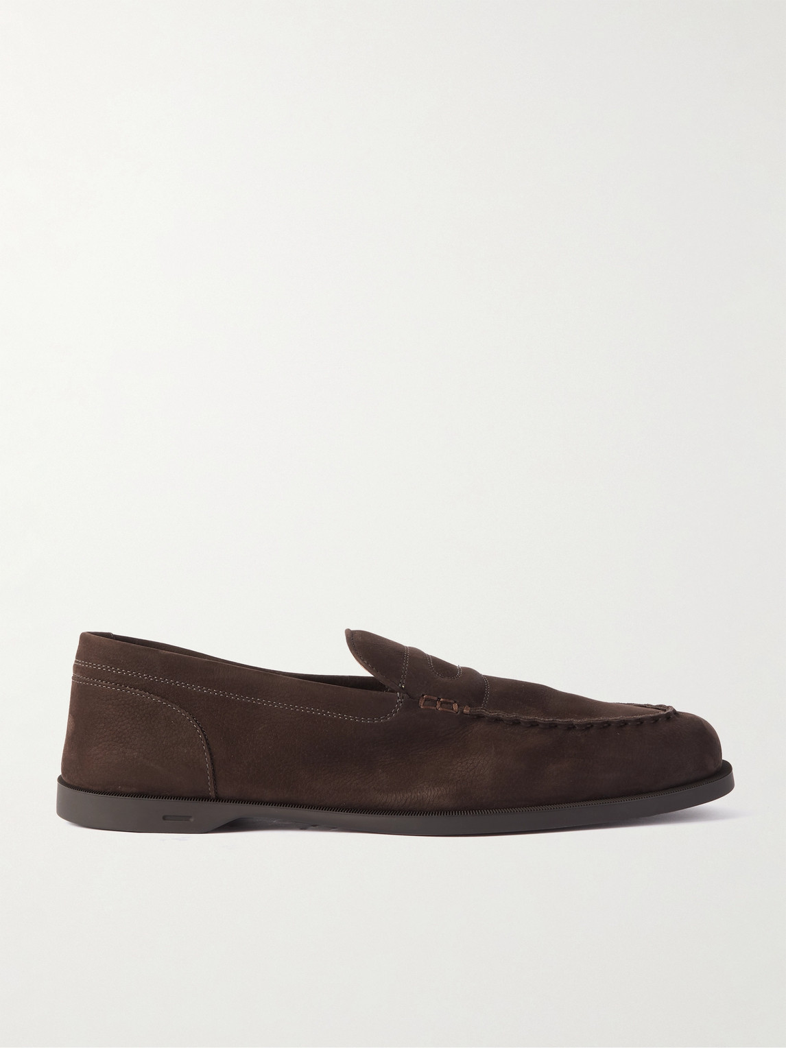 John Lobb Pace Full-Grain Nubuck Loafers - Men