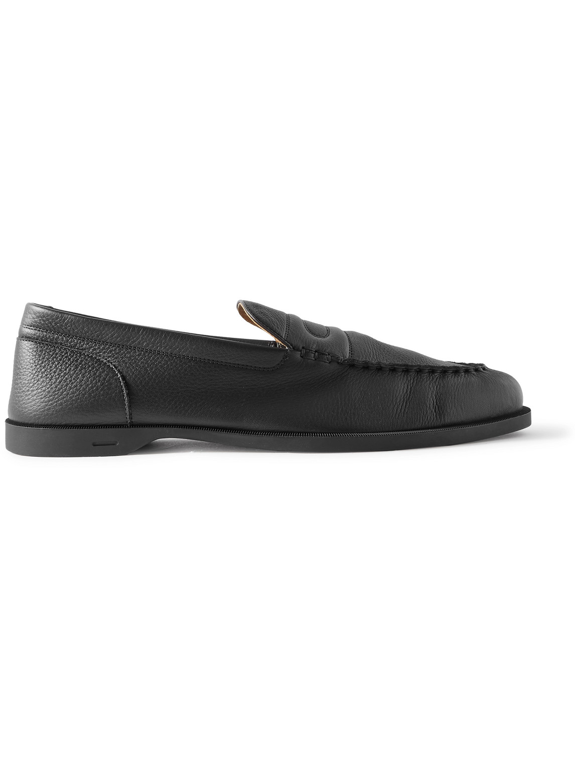 John Lobb Pace Full-grain Leather Loafers In Black