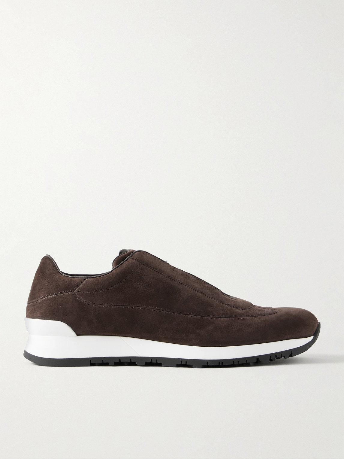 John Lobb Lift Nubuck Slip-On Sneakers - Men