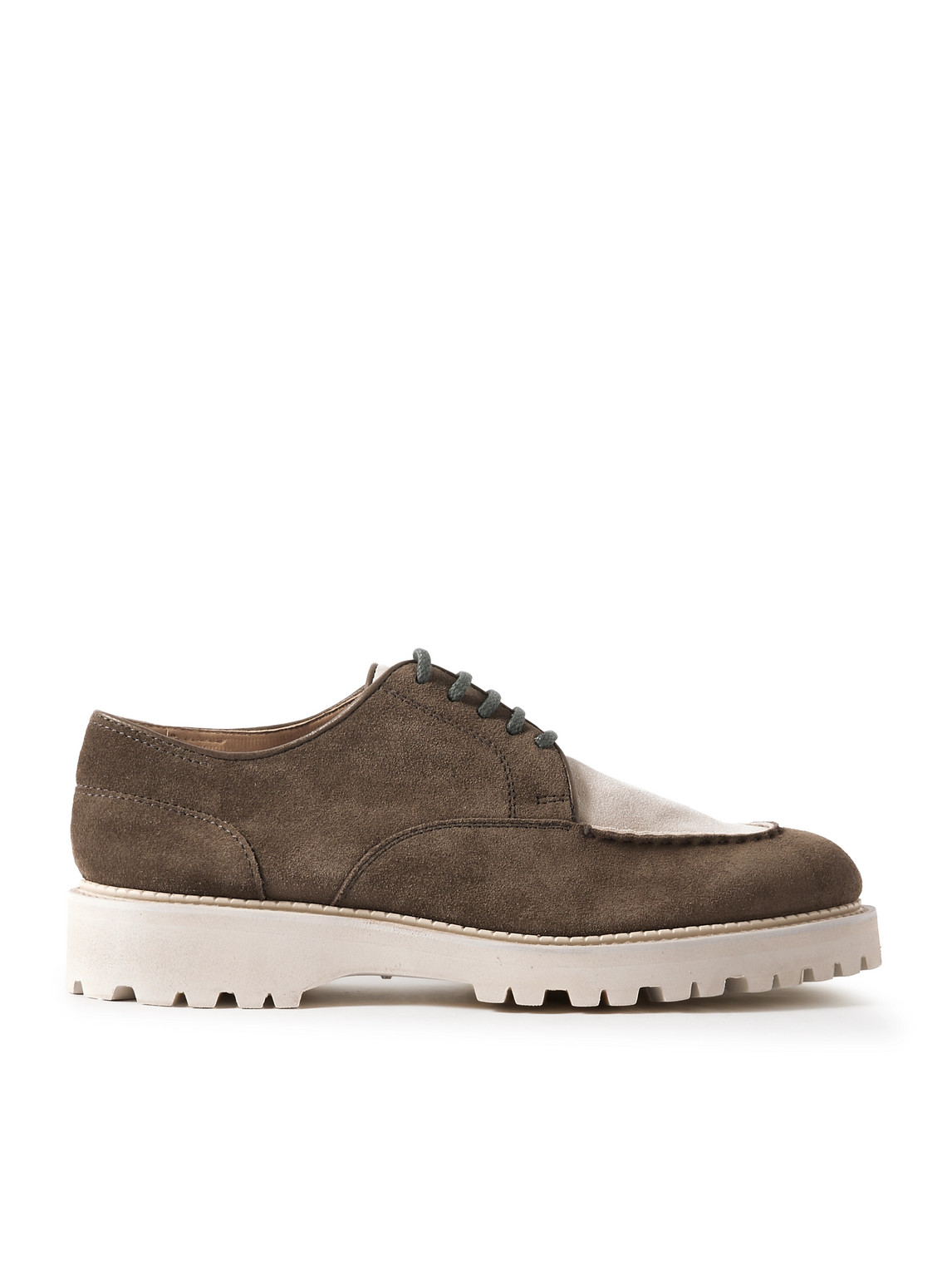 Land Rugged Suede Derby Shoes