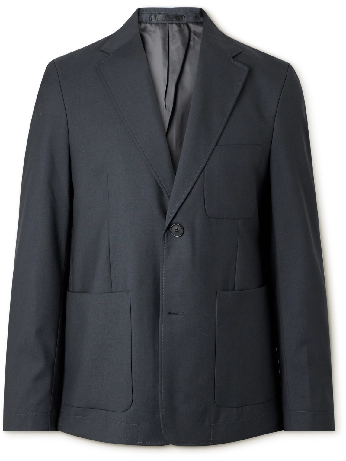 Shop Mfpen Wool Suit Jacket In Gray