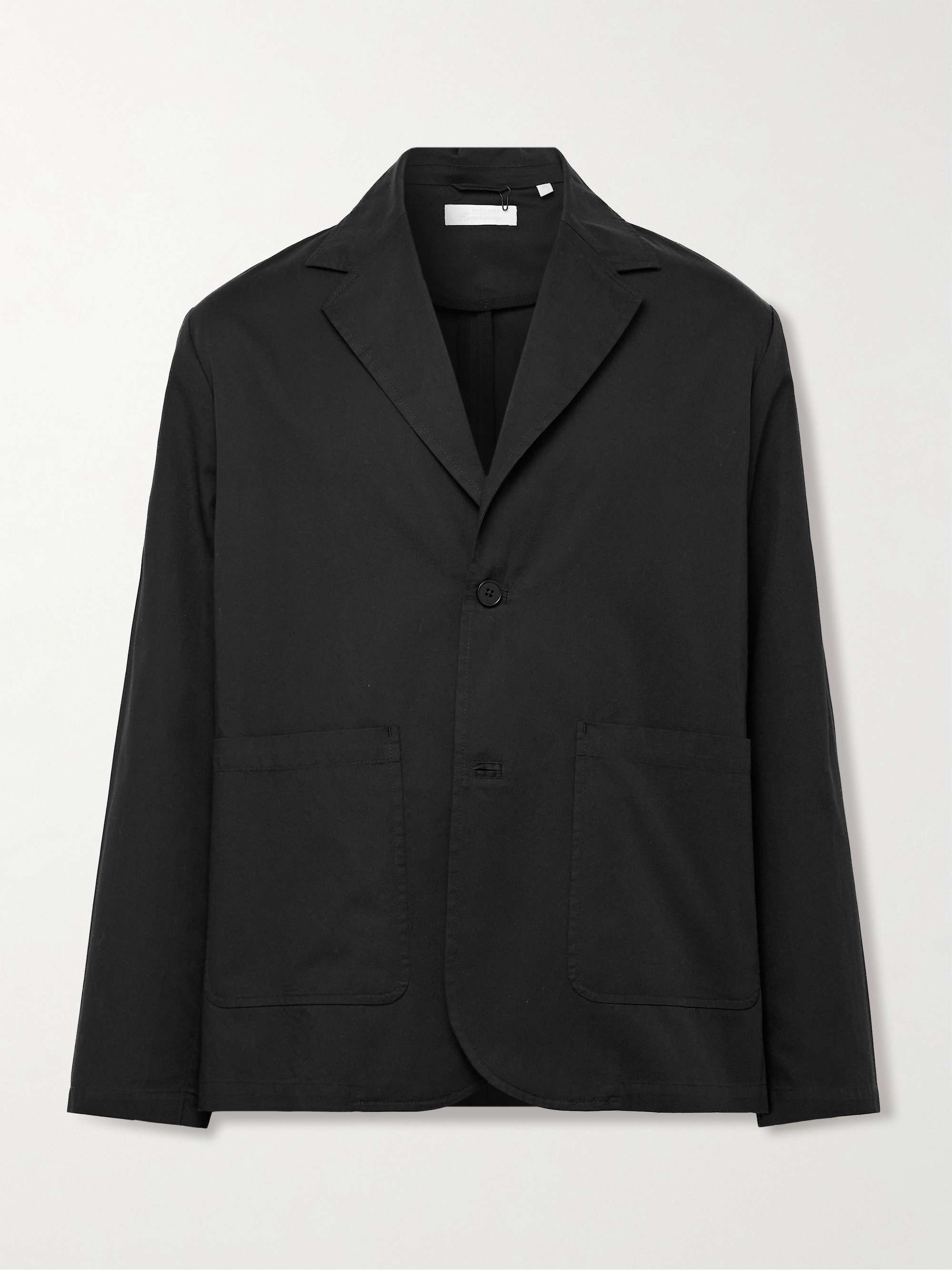 MFPEN Setup Unstructured Upcycled Cotton-Twill Blazer for Men | MR 