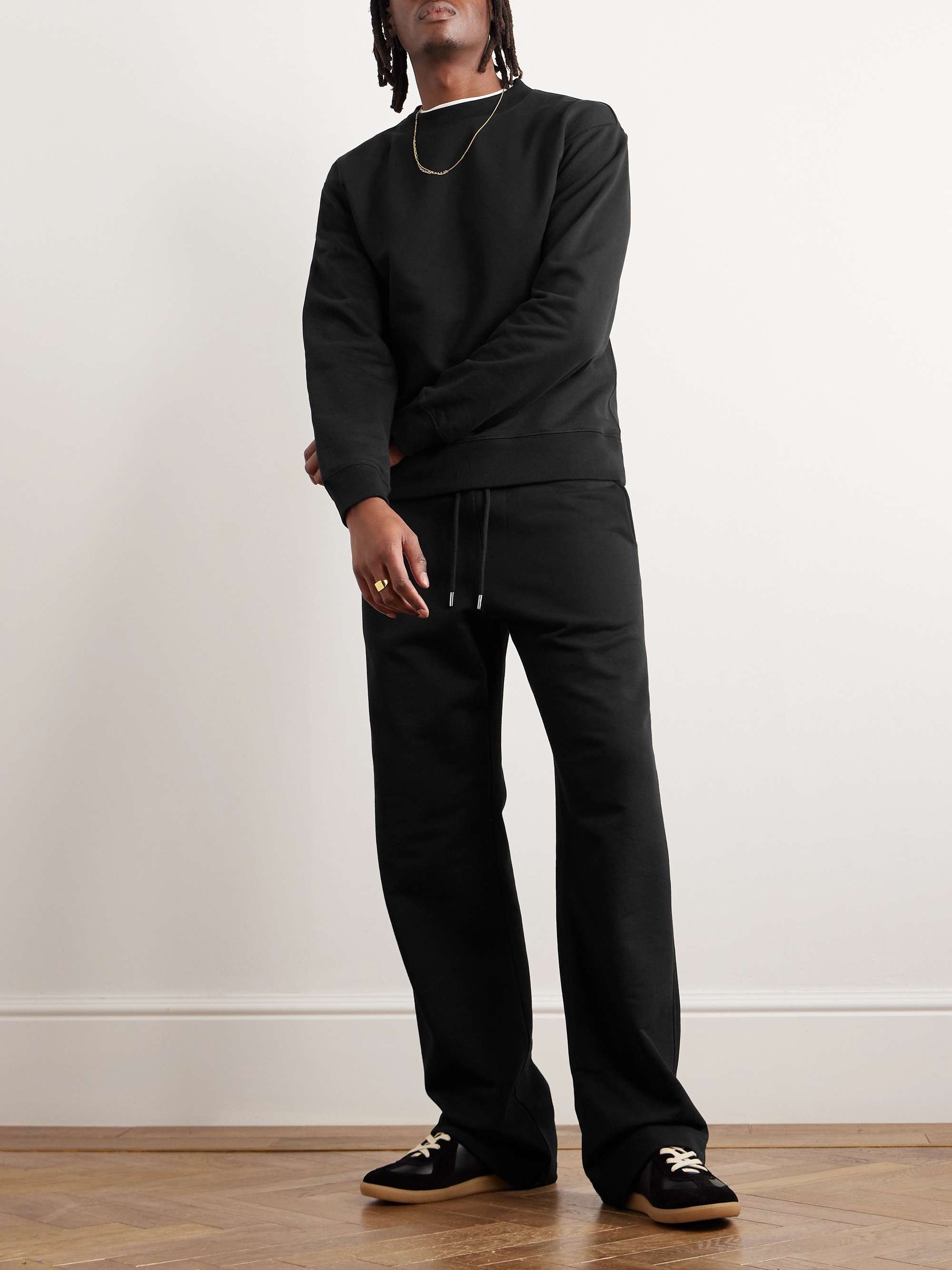 DRIES VAN NOTEN Straight-Leg Cotton-Jersey Sweatpants for Men | MR PORTER