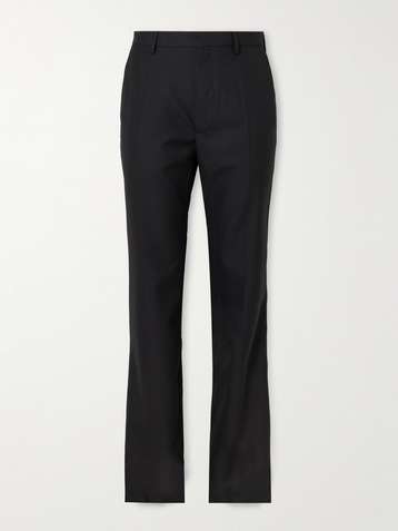 Dries Van Noten Casual Pants, Black – Kick Pleat