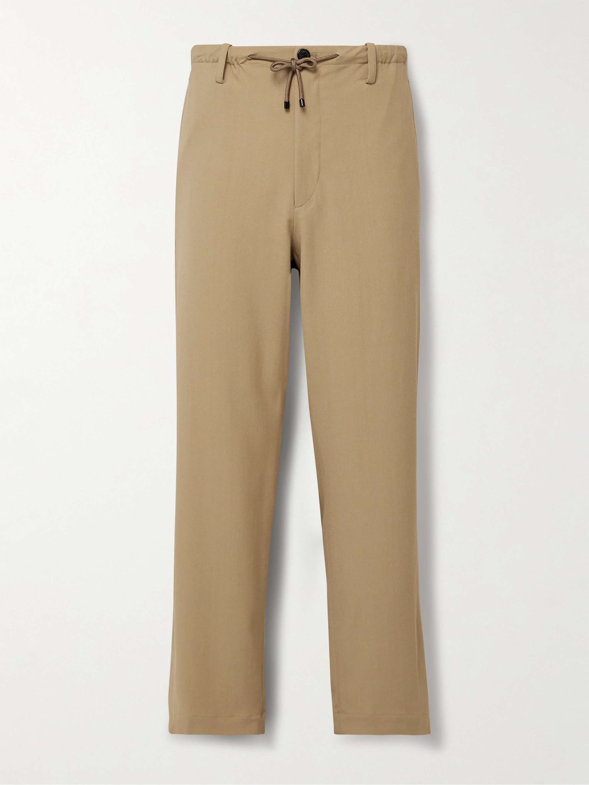 DRIES VAN NOTEN Straight-Leg Twill Drawstring Trousers for Men