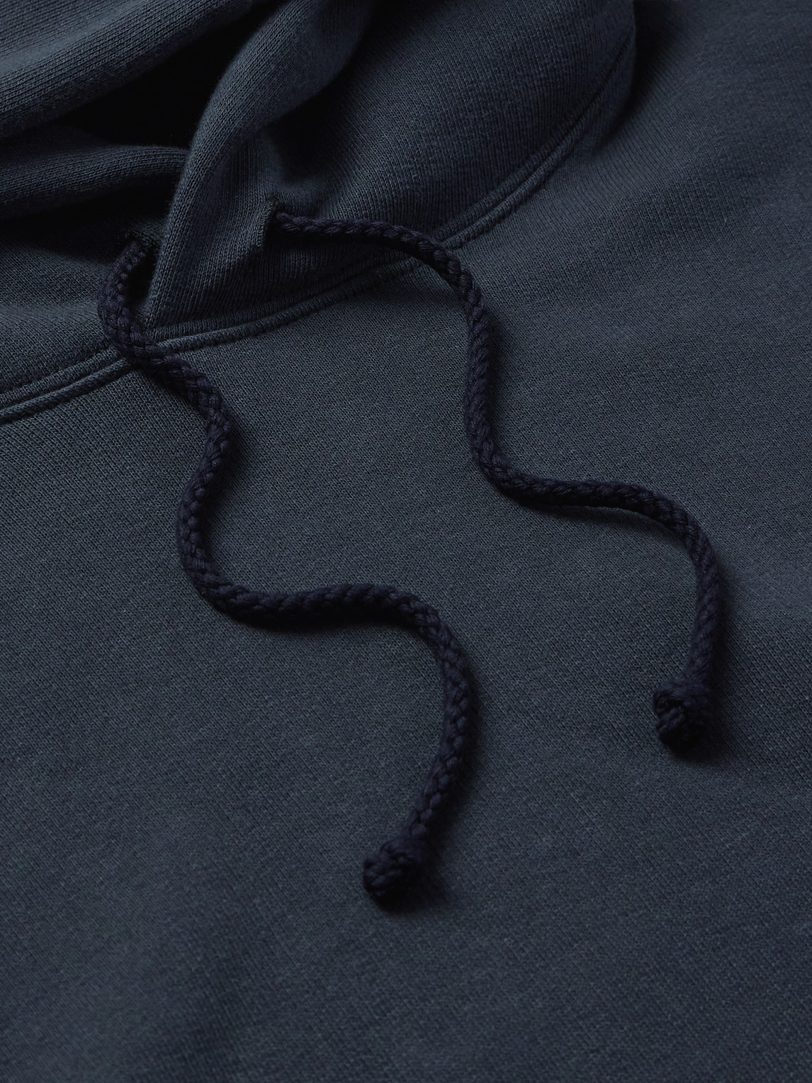 Shop Stòffa Cotton-jersey Hoodie In Blue