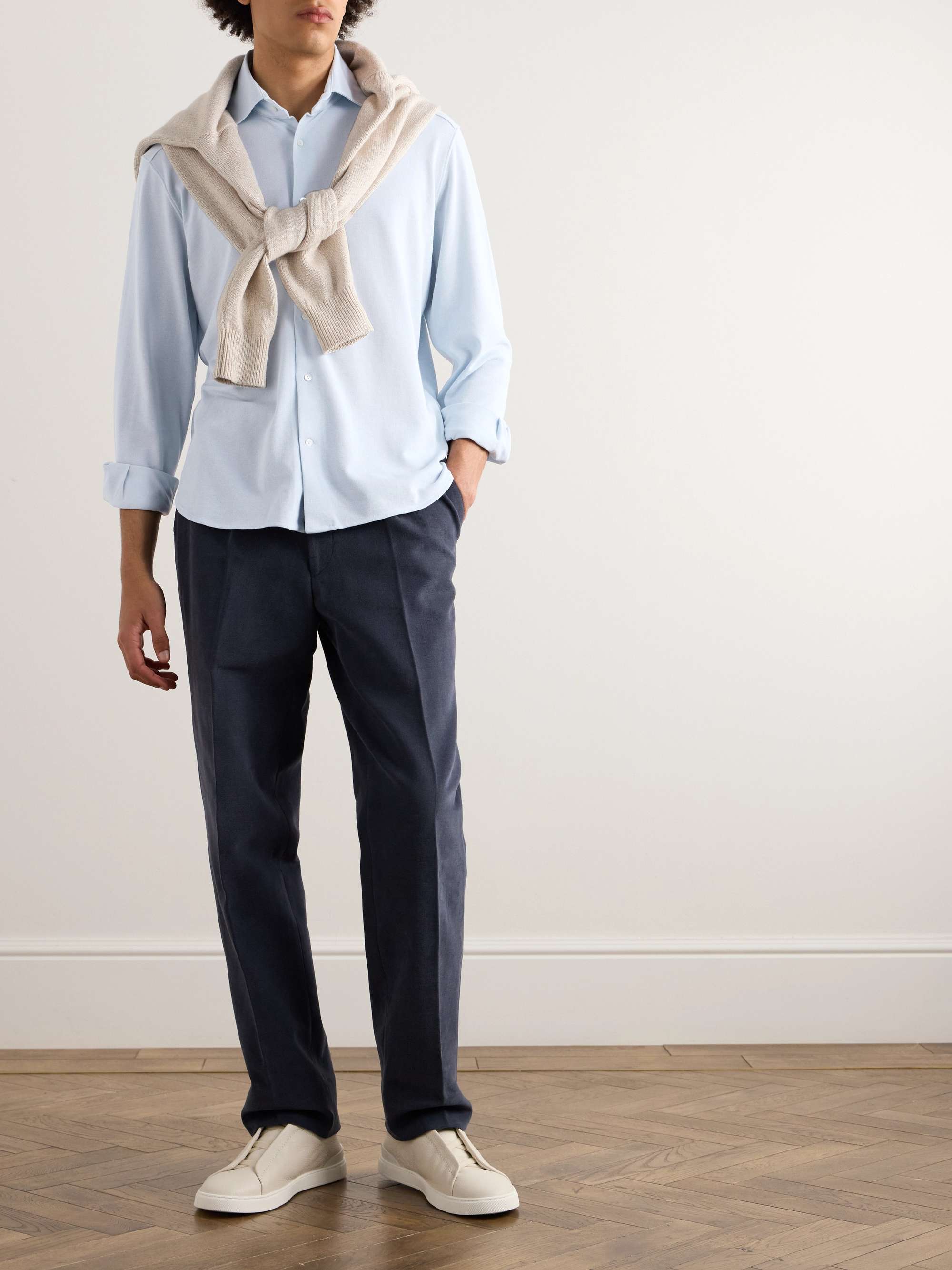 STÒFFA Cropped Houndstooth Wool Blouson Jacket for Men | MR STÒFFA Cropped Houndstooth Wool Blouson Jacket for Men | MR