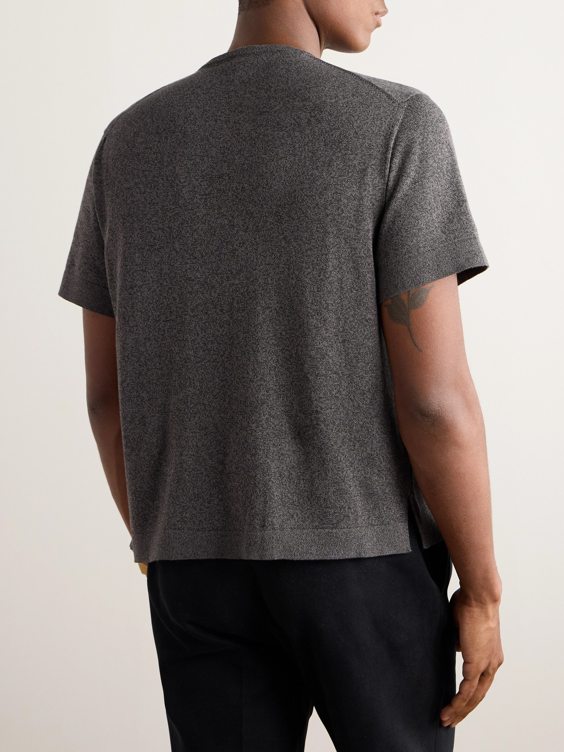 Shop Stòffa Cotton T-shirt In Gray