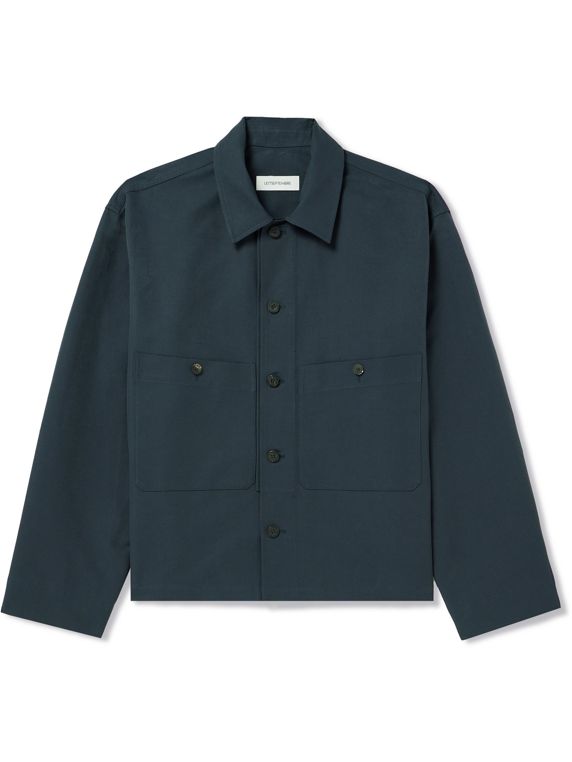 Le 17 Septembre Cotton-blend Chore Jacket In Blue
