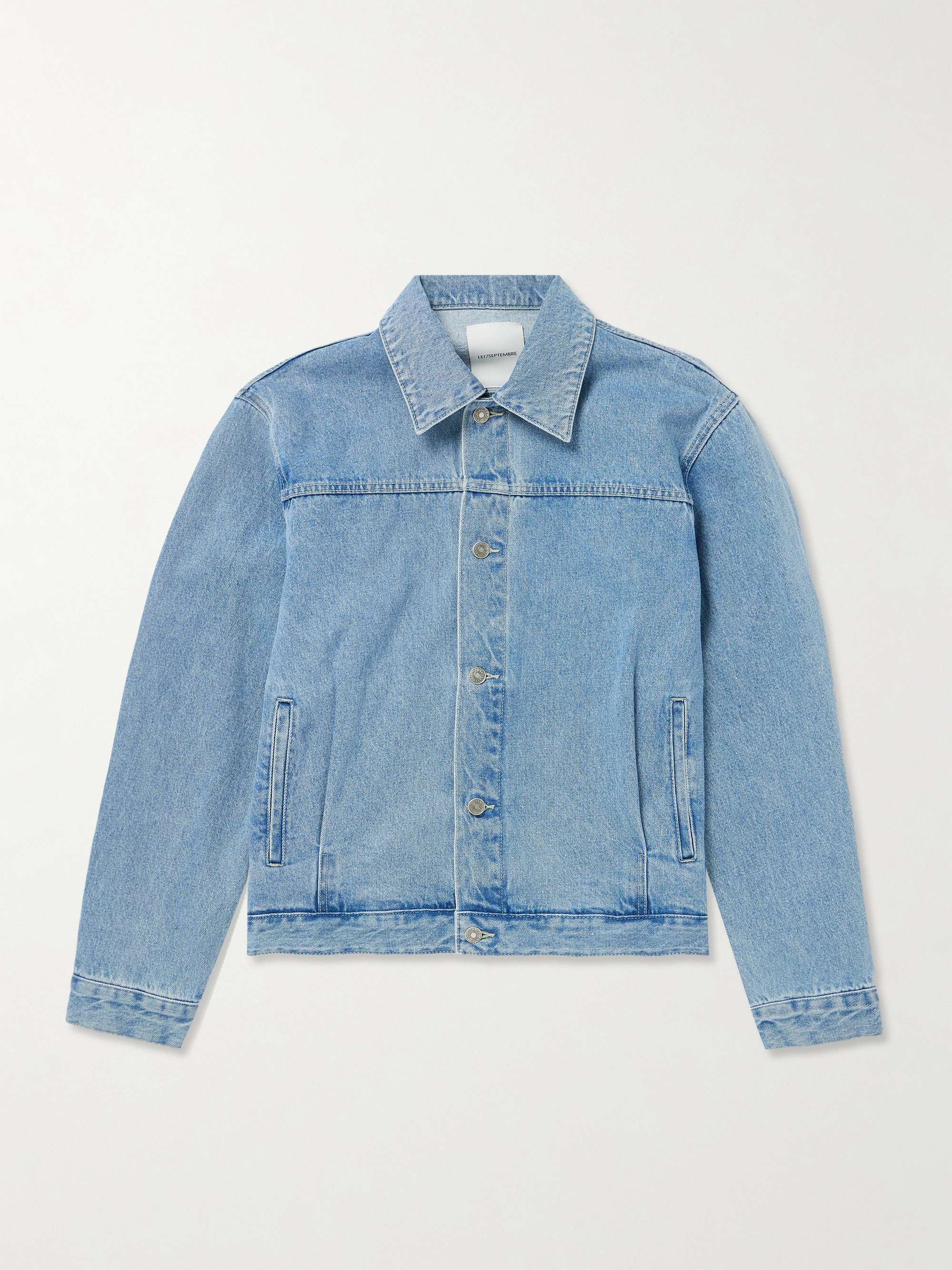 LE 17 SEPTEMBRE Panelled Denim Jacket for Men | MR PORTER