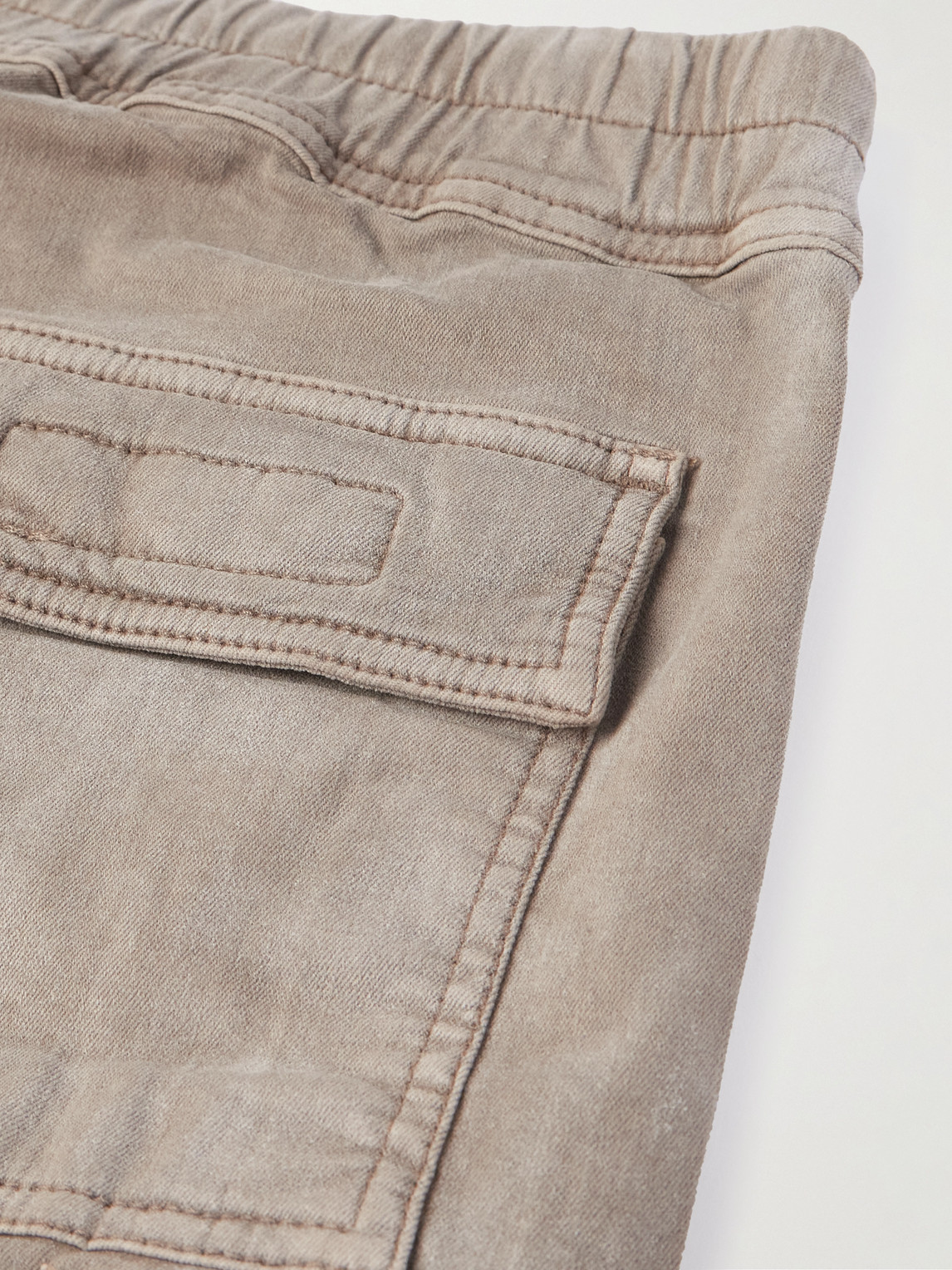 Shop Rick Owens Drkshdw Mastodon Slim-fit Tapered Jeans In Neutrals