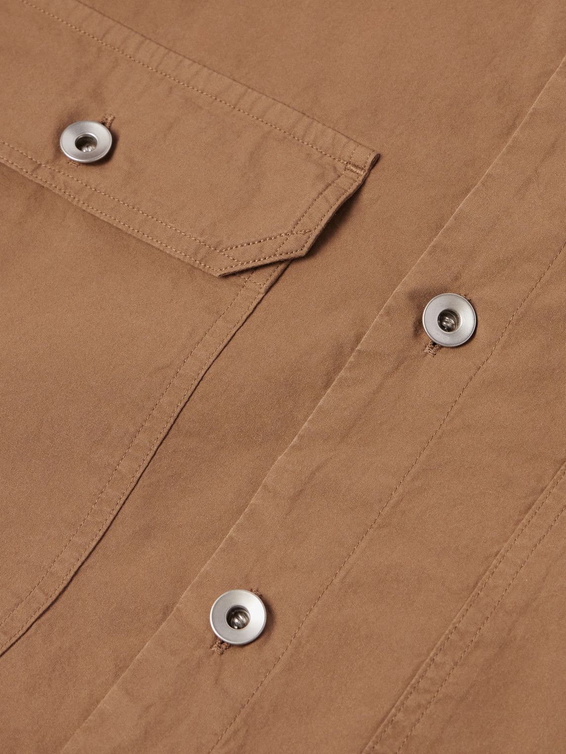 Shop Rick Owens Drkshdw Cotton-poplin Overshirt In Brown