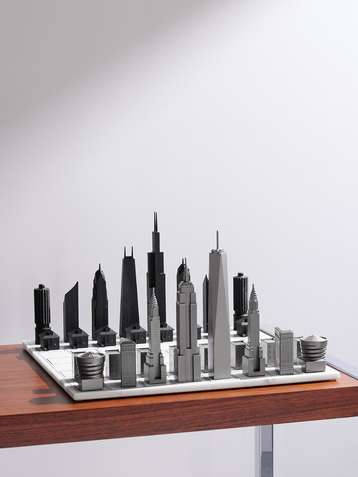 Stylish Chess Set Pieces Modeled After Iconic NYC Architecture