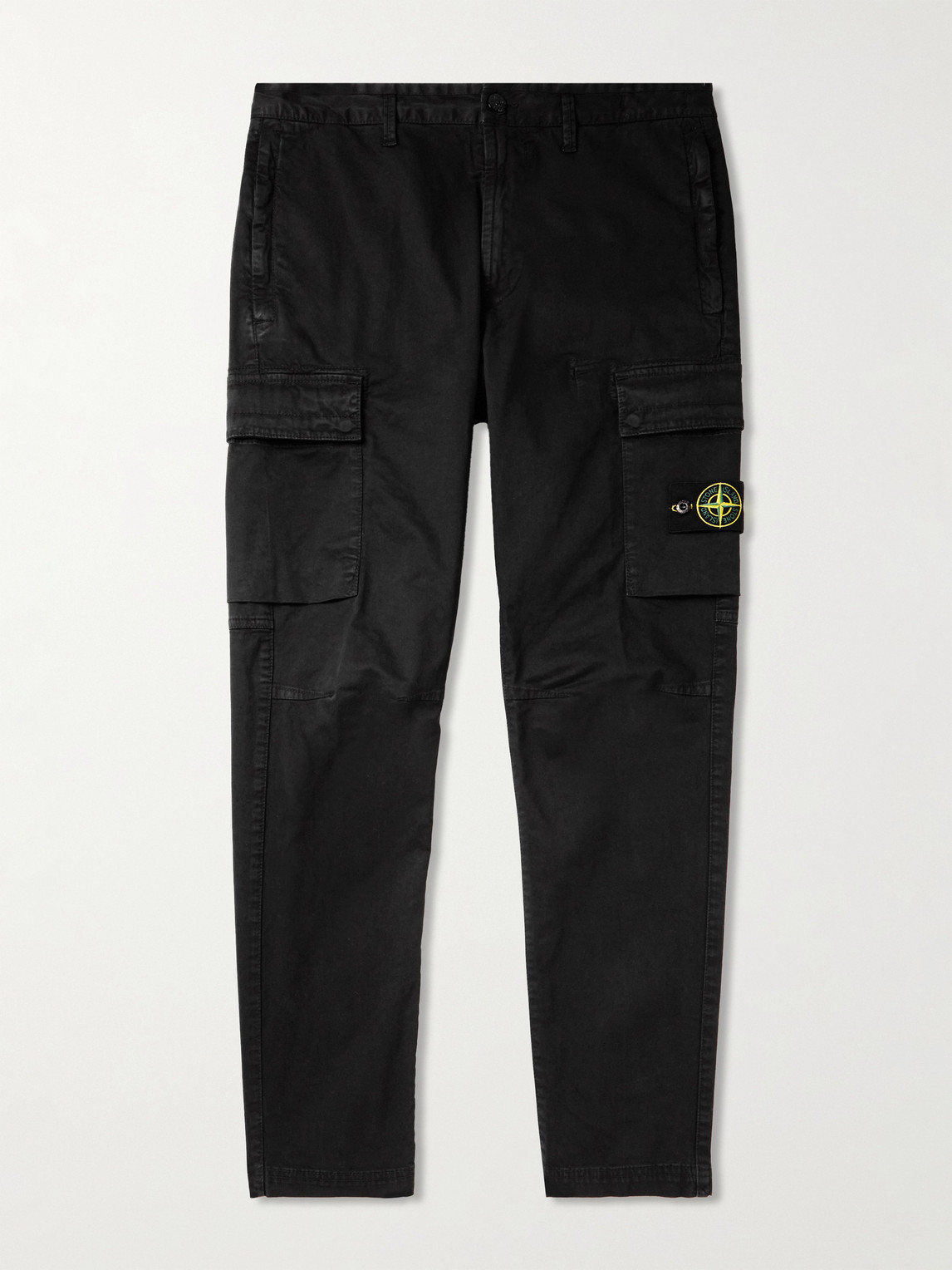 Tapered Stretch-Cotton Cargo Trousers