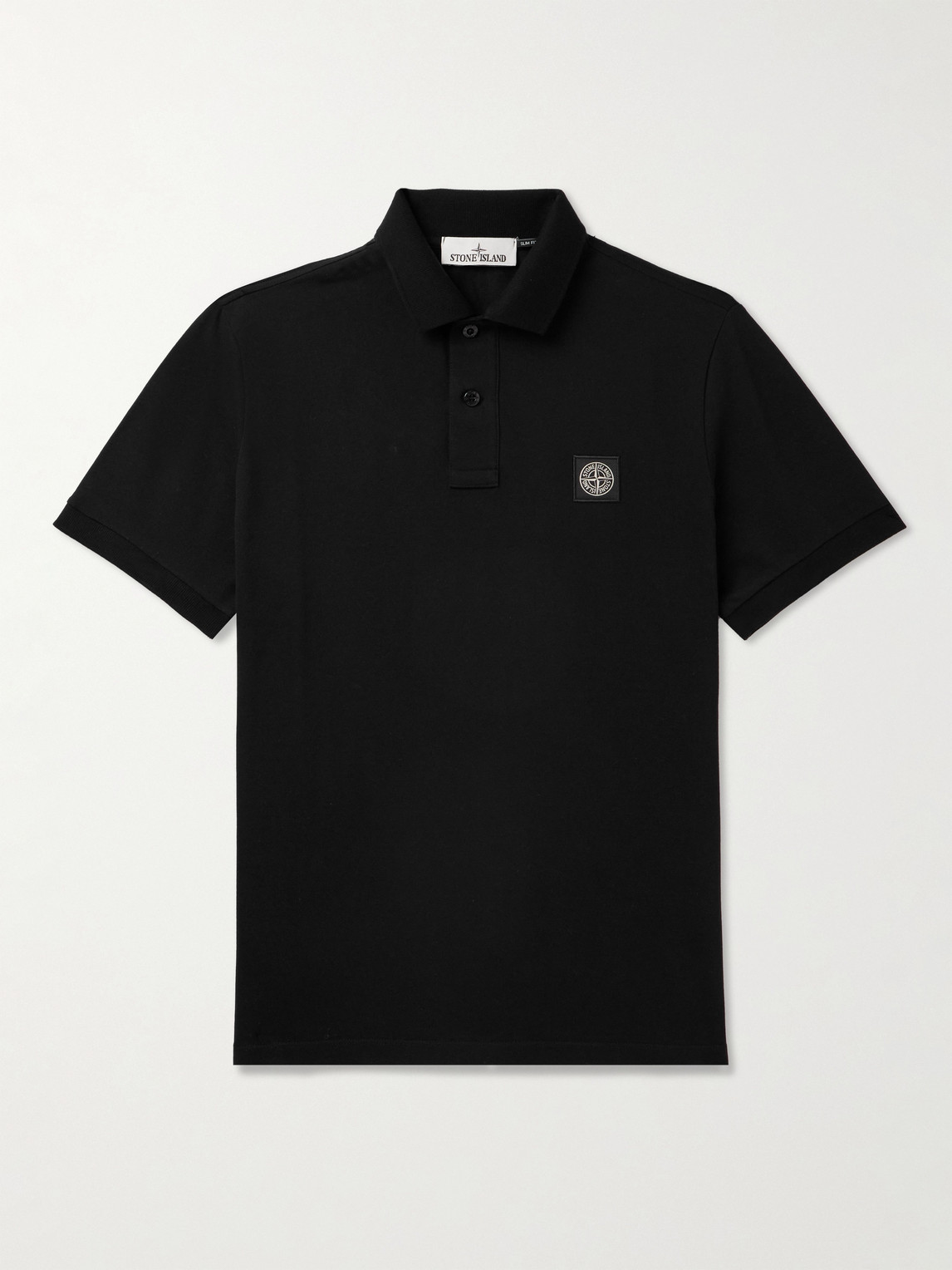 Logo-Appliquéd Cotton-Blend Piqué Polo Shirt