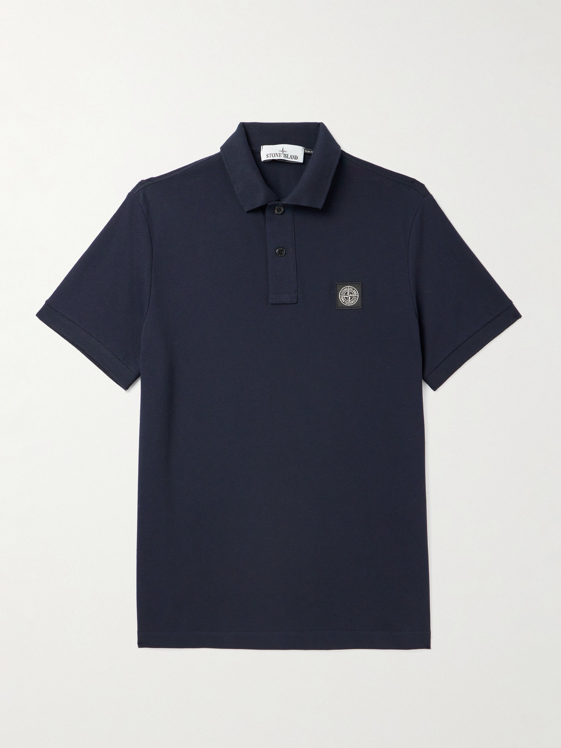 Logo-Appliquéd Cotton-Blend Piqué Polo Shirt
