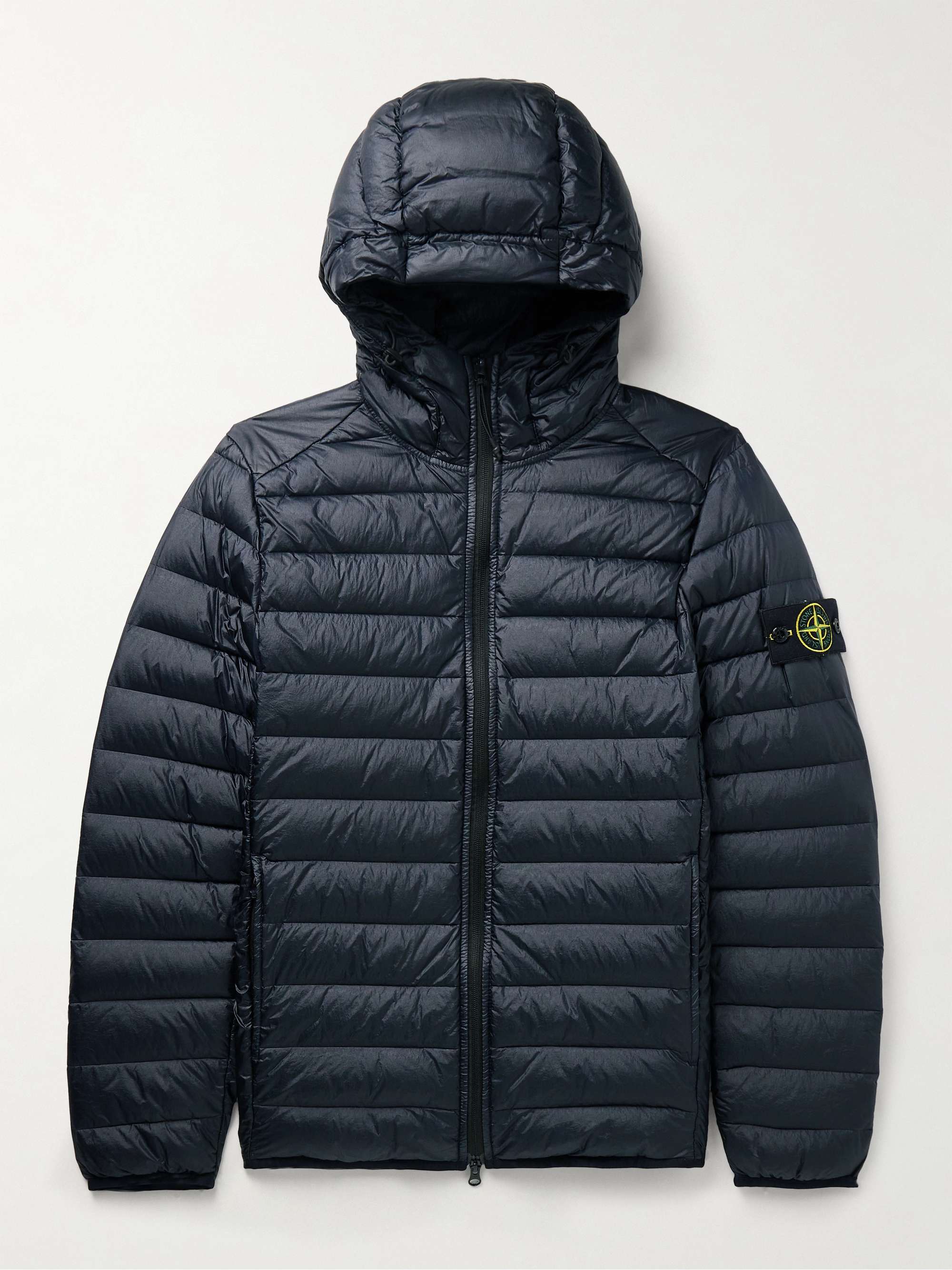 DRIES VAN NOTEN Padded Quilted Cotton-Shell Hooded Jacket for Men