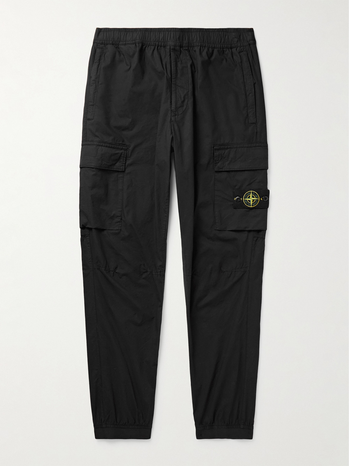 Tapered Cotton-Blend Cargo Trousers