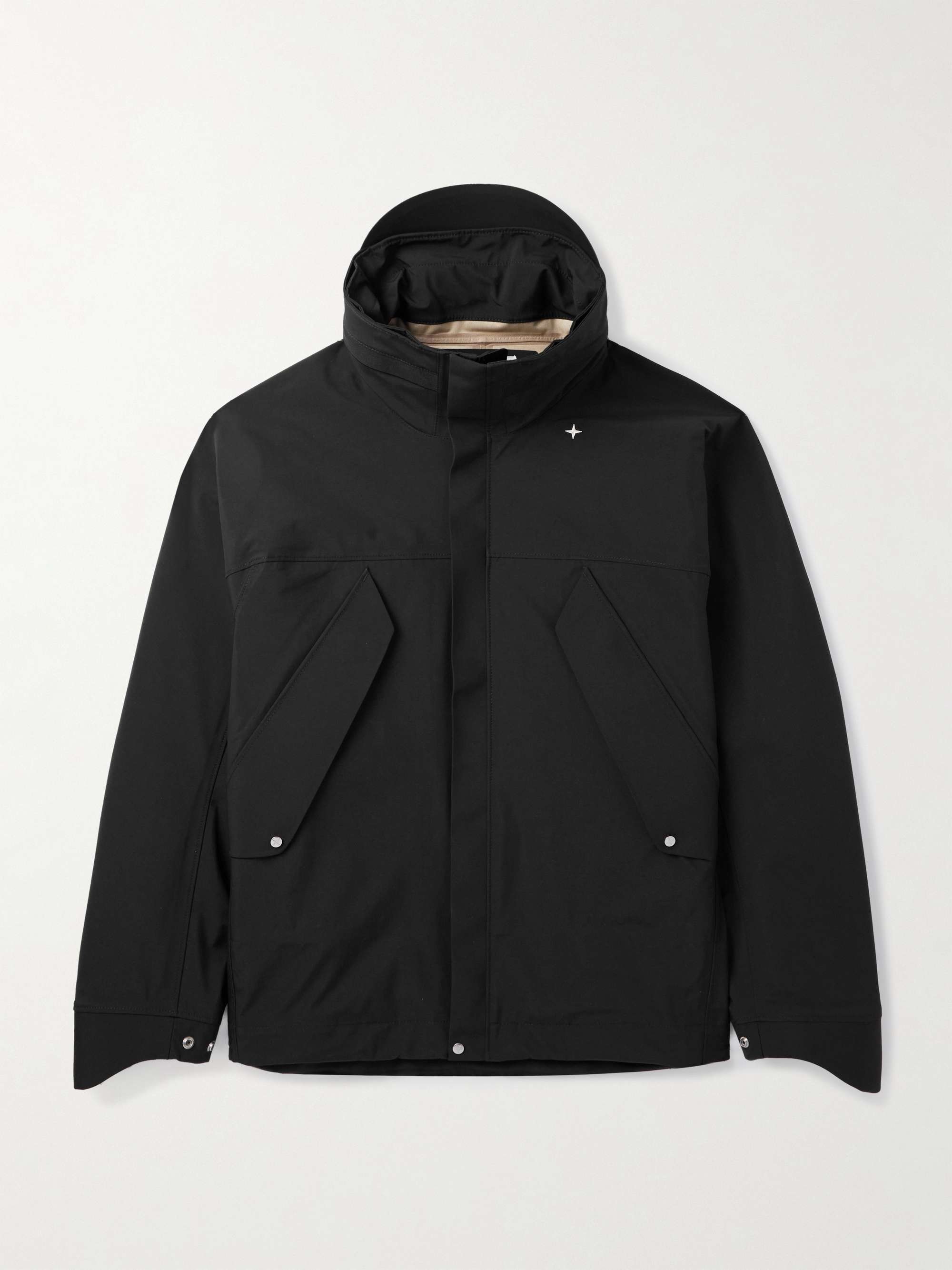 Stone Island Black Hooded Jacket