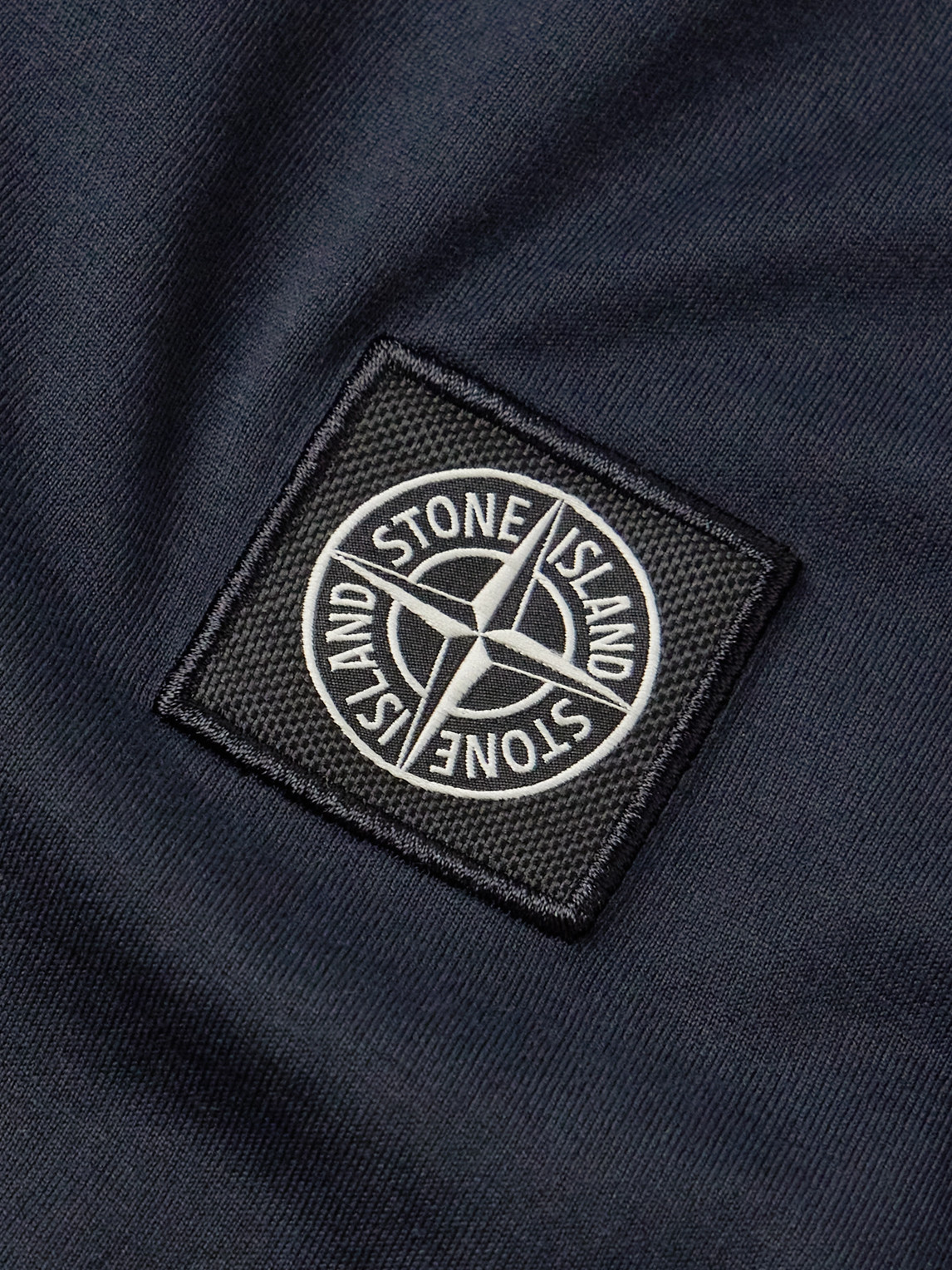 Stone Island Classic Small Logo Tee In Blue