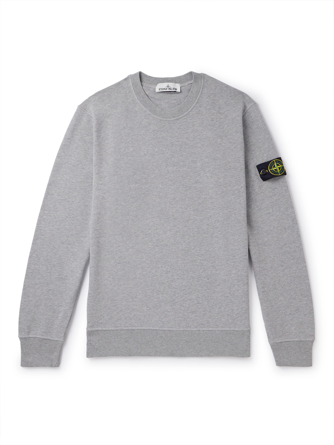 Logo-Appliquéd Garment-Dyed Cotton-Jersey Sweatshirt
