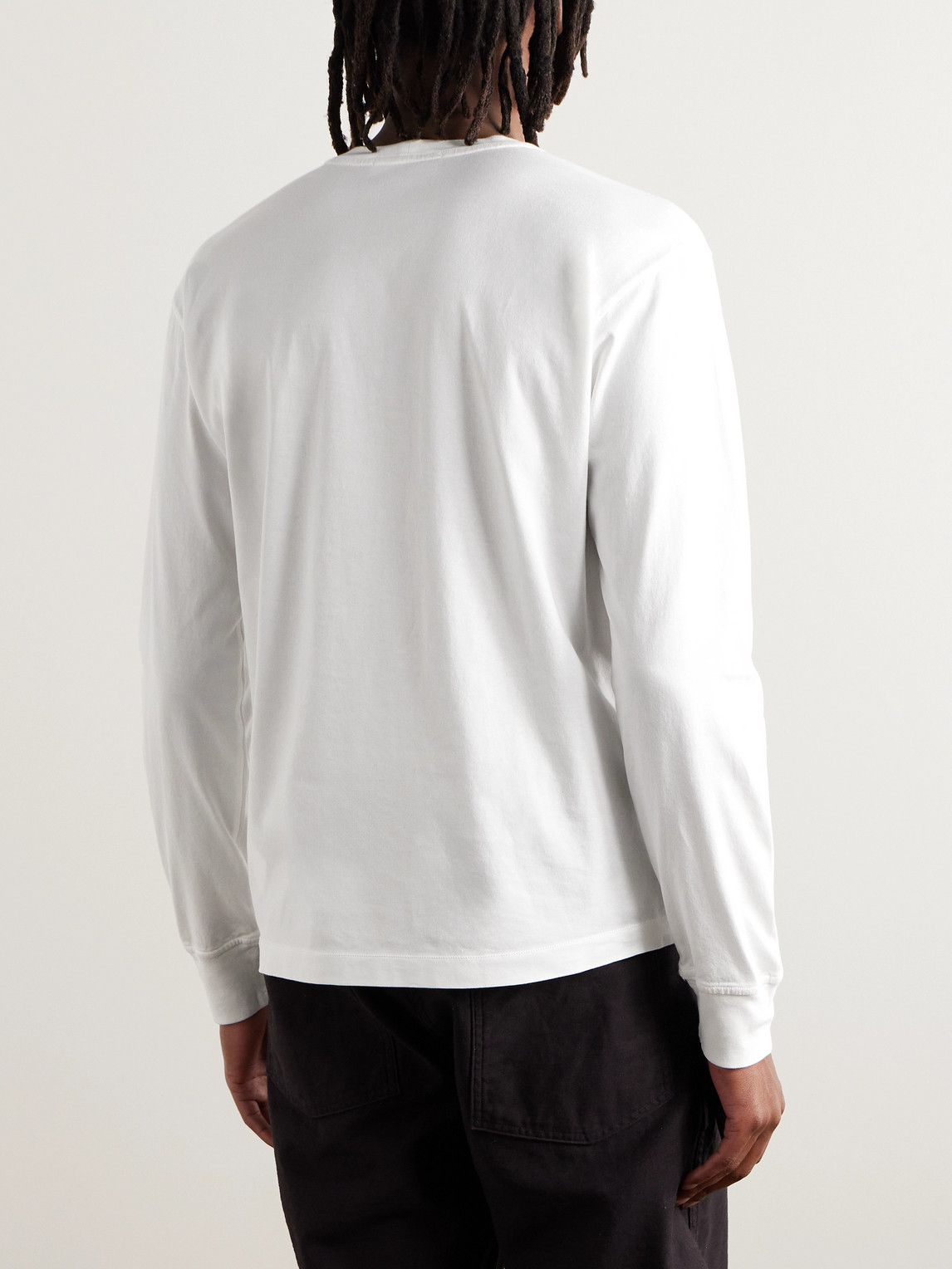 Stone Island Compass-motif T-shirt In White