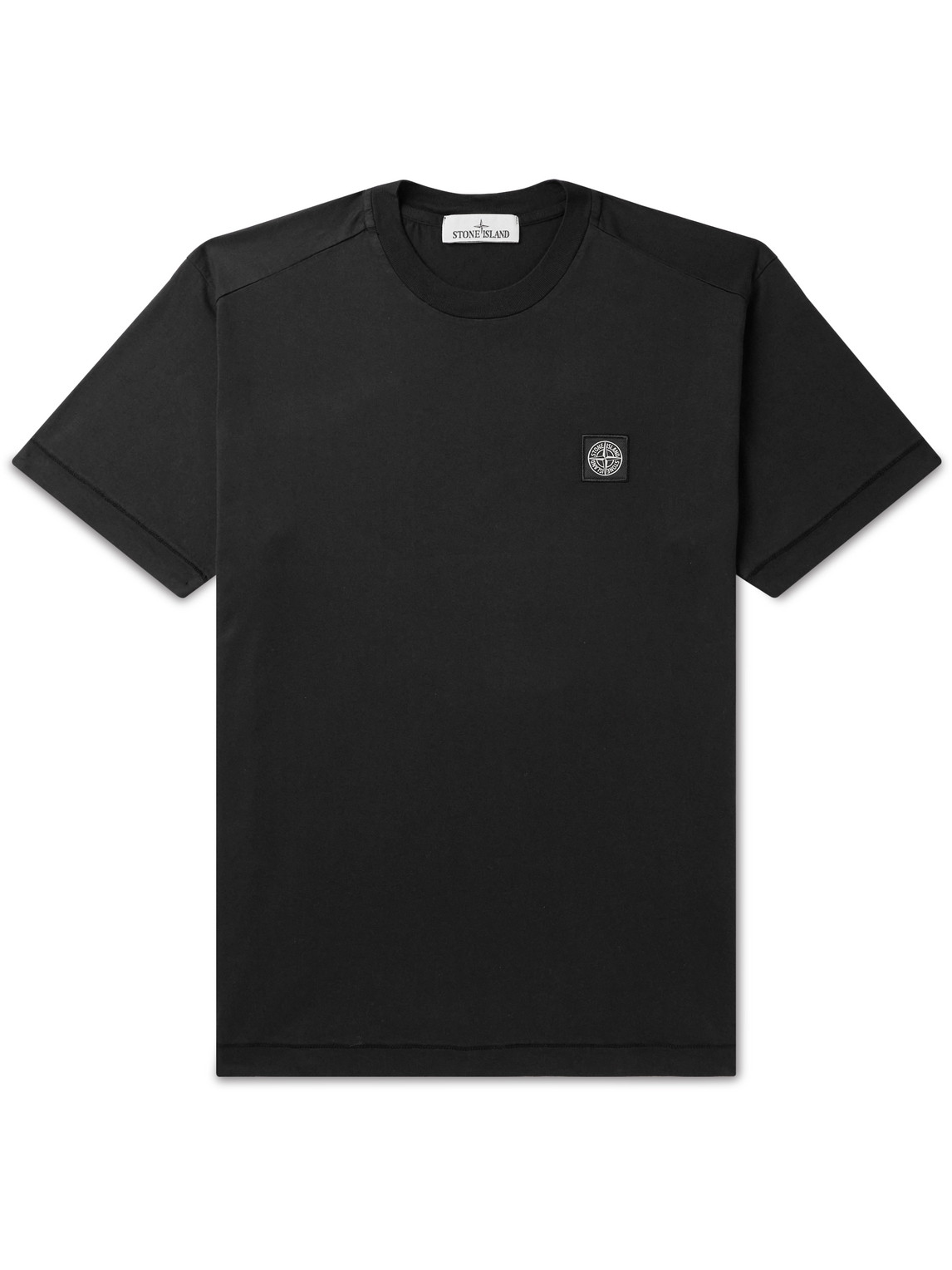 Stone Island Ss T-shirt 210002713 V0020 In Black