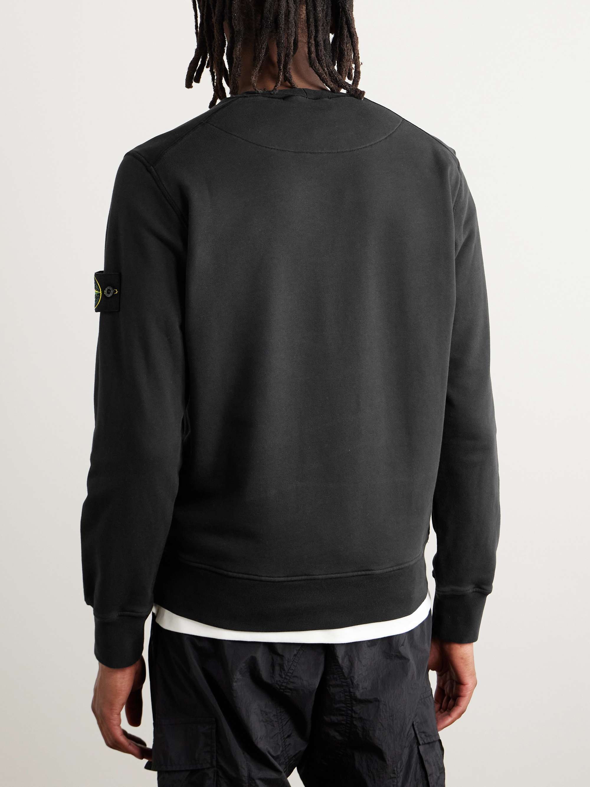 STONE ISLAND - Sweatshirt With Compass Application Stone Island