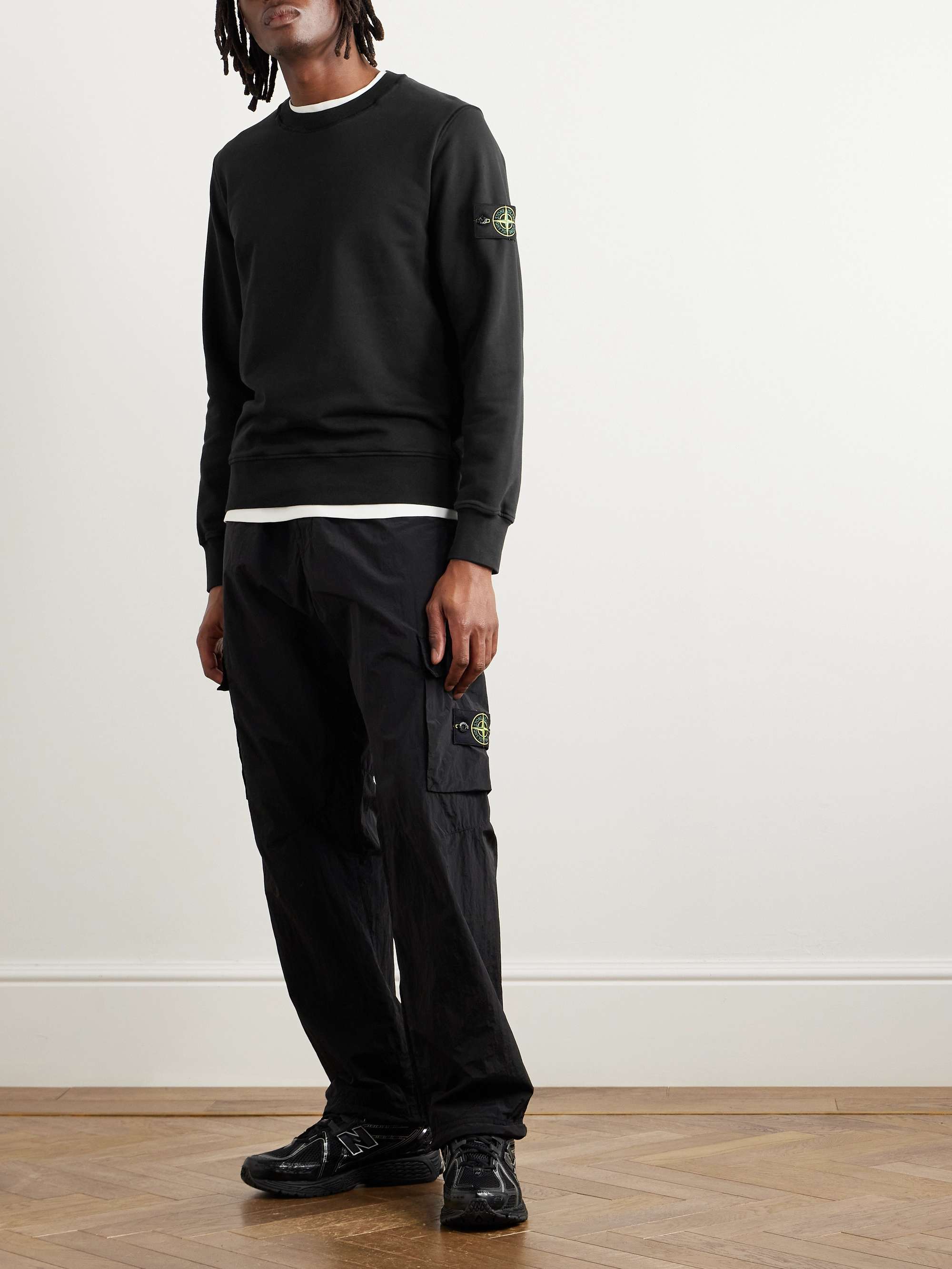 Sweatshirt Stone Island Garment Dyed Crew Neck Sweatshirt