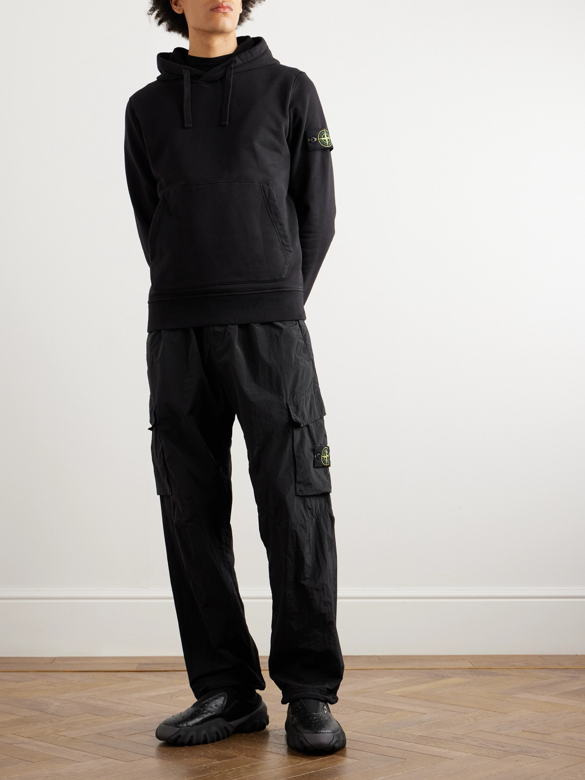 Stone Island Sweaters In Black