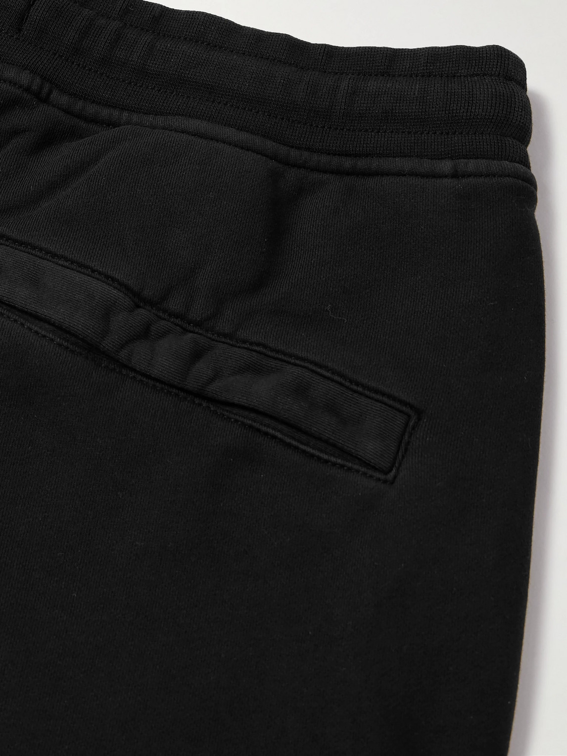 Stone Island Logo Patch Bermuda Shorts In Black